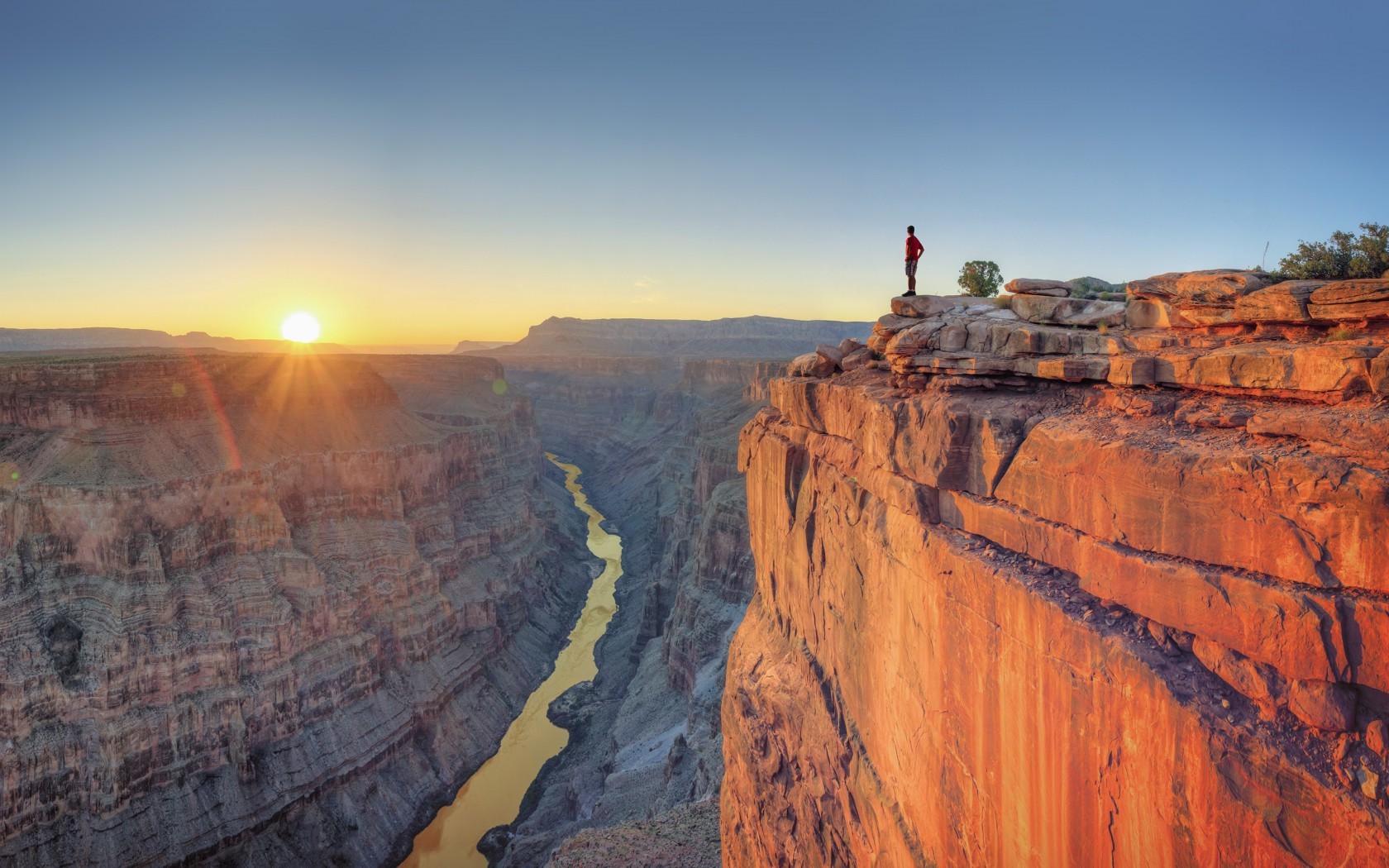 Sun Rise Over The Grand Canyon 15597 Wallpaper Wallpaper hd