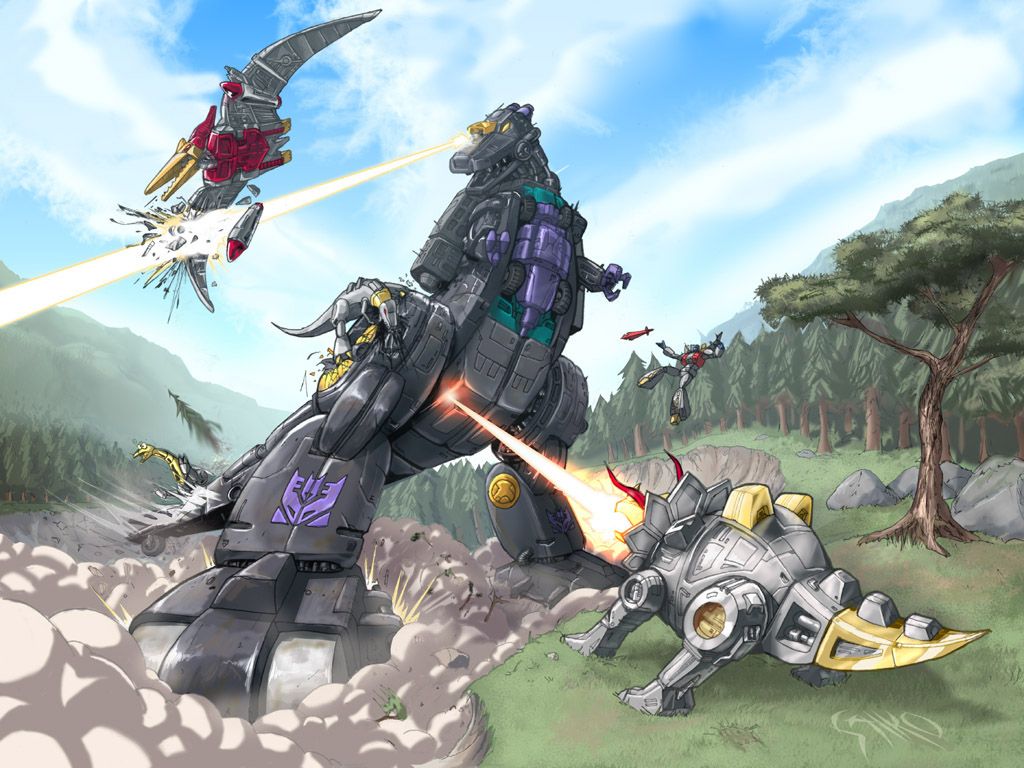 Transformers Matrix Wallpaper Dinobots G1 3d