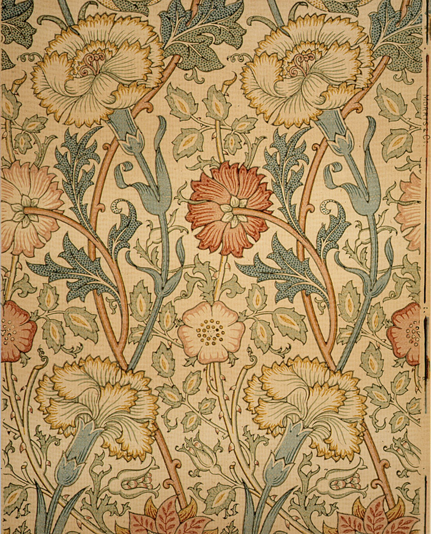 William Morris Pink And Rose Wallpaper Design Ca From The