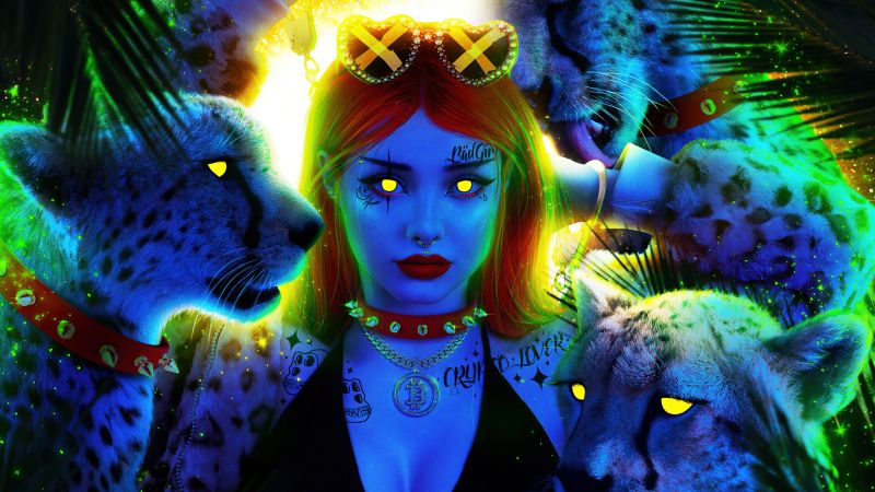 4k Bad Girl Wallpaper