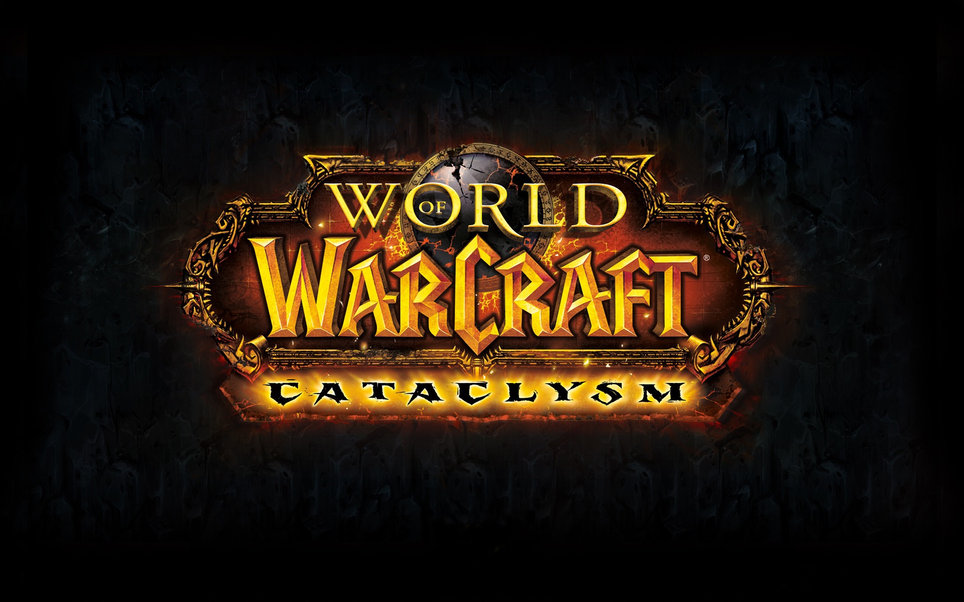 World Of Warcraft Cataclysm Logo Desktop Wallpaper