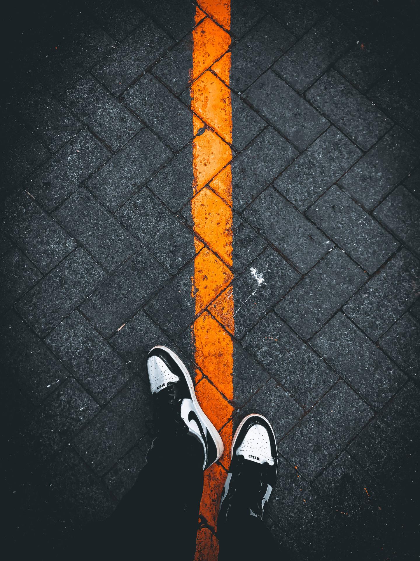 Free download Download 4K Nike Shoes Orange Line Wallpaper [1440x1920 ...