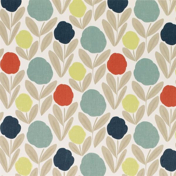 Natural Multi Wallpaper Contemporary By Laura Ashley