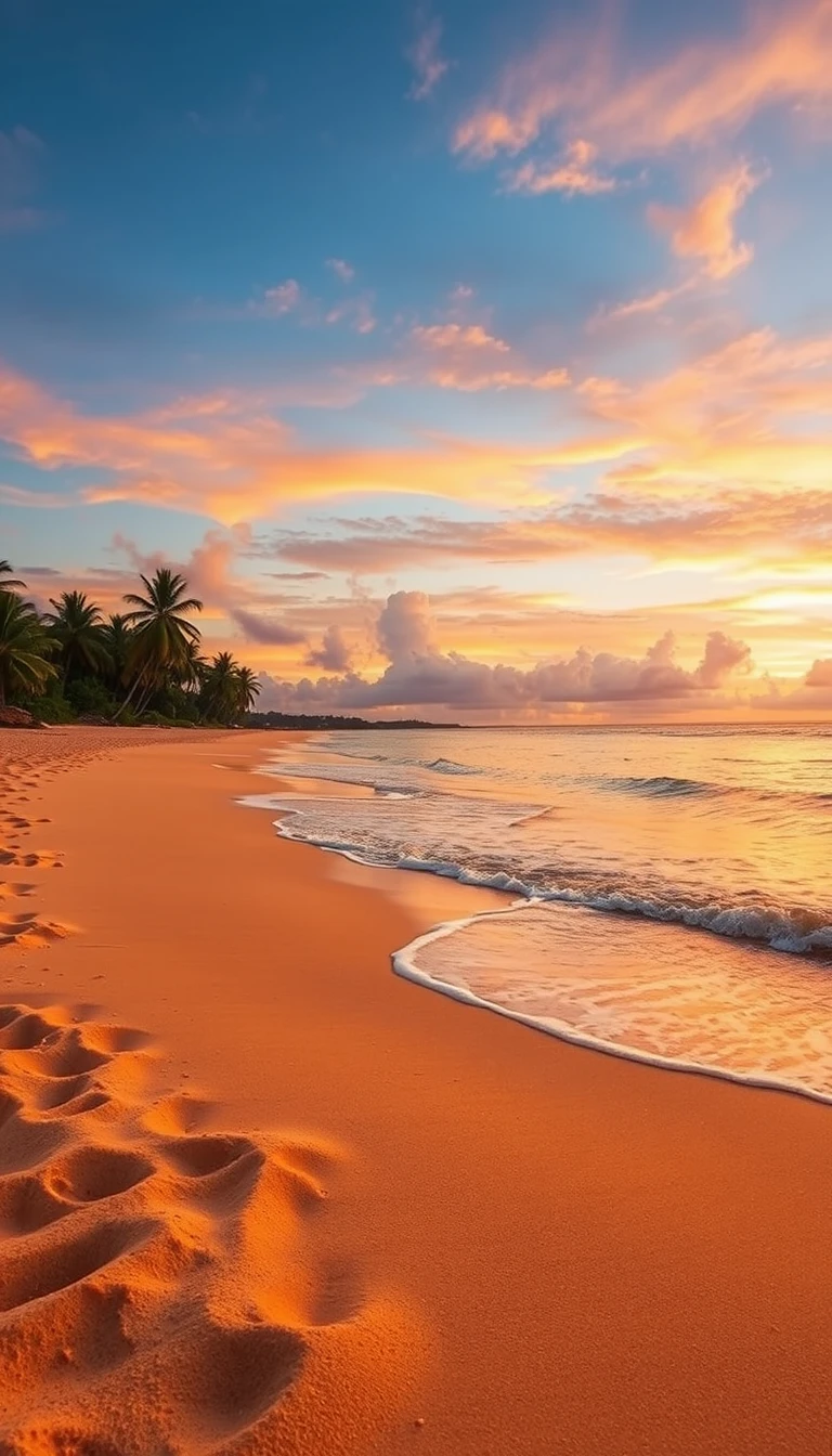 Background For Mobile Of Beach