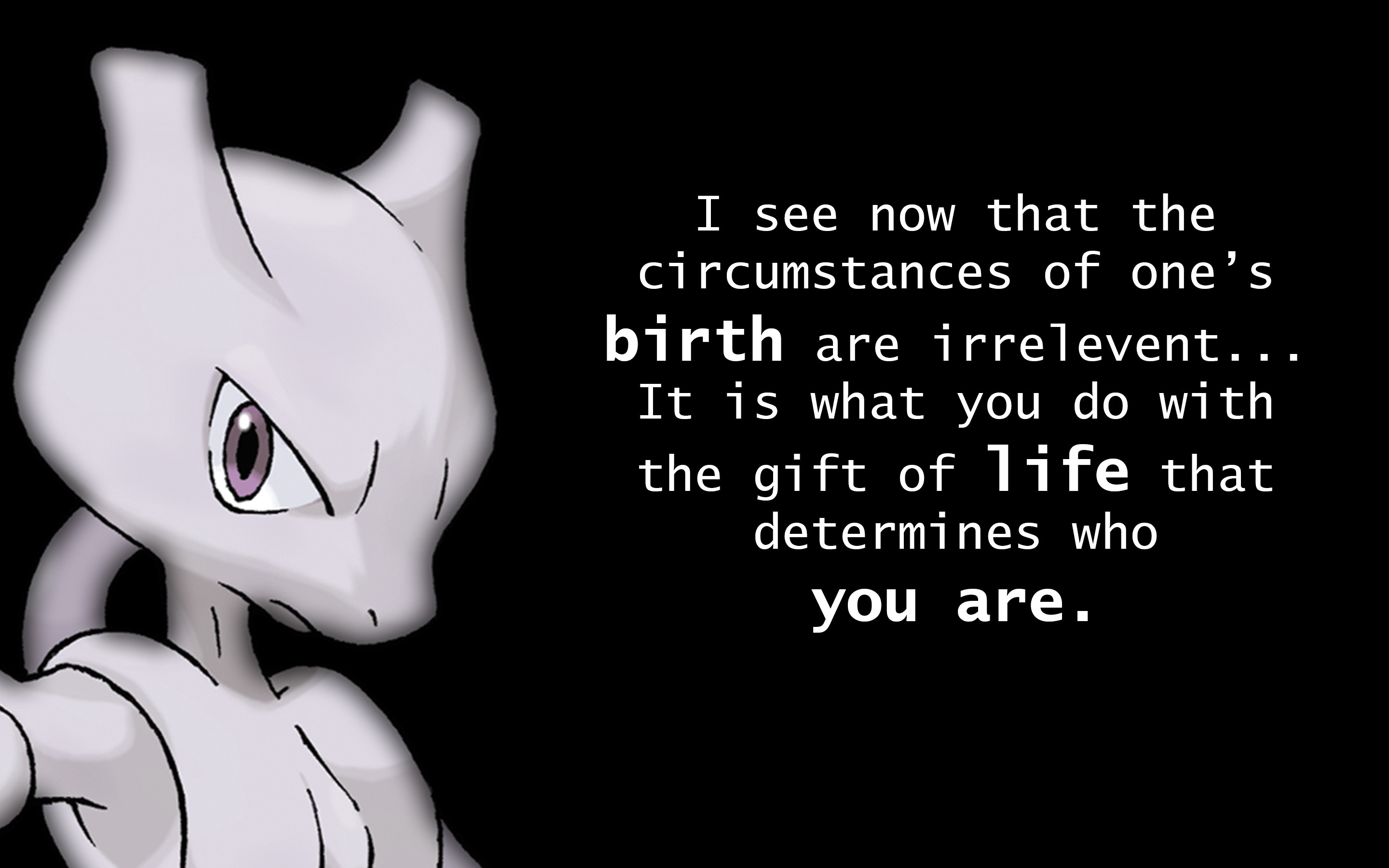 Mewtwo Quote Wallpaper X Post From R Pokemon I