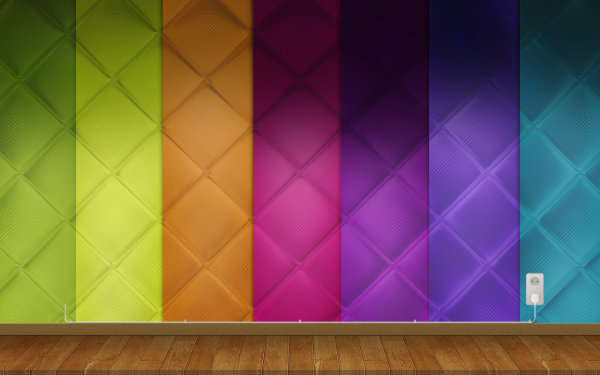 Seven Color Diamond Shaped Background Wallpaper Background