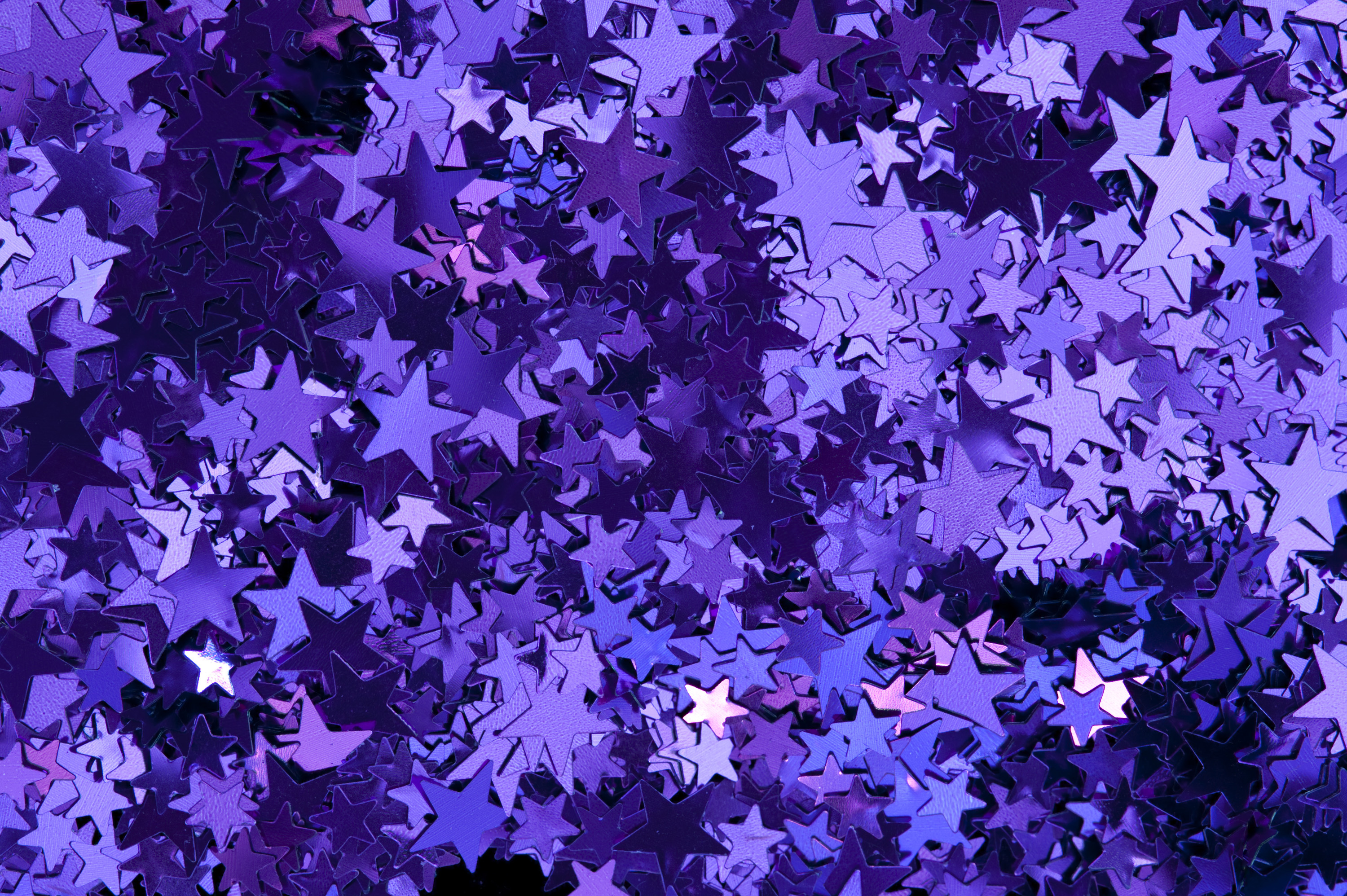 Purple Star Glitter With Resolutions Pixel