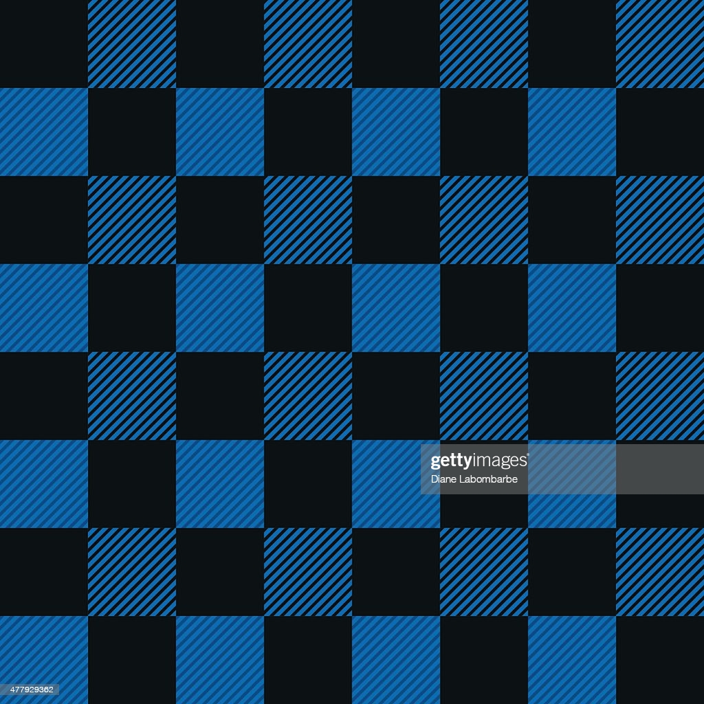 Blue And Black Flannel Background High Res Vector Graphic Getty