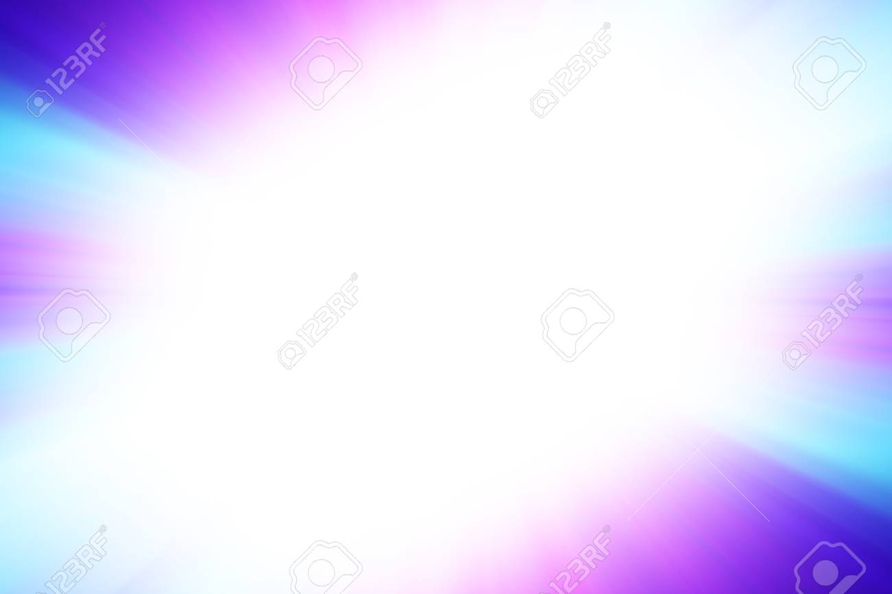 Bright White Flash On A Blue Background Abstract Wallpaper Stock