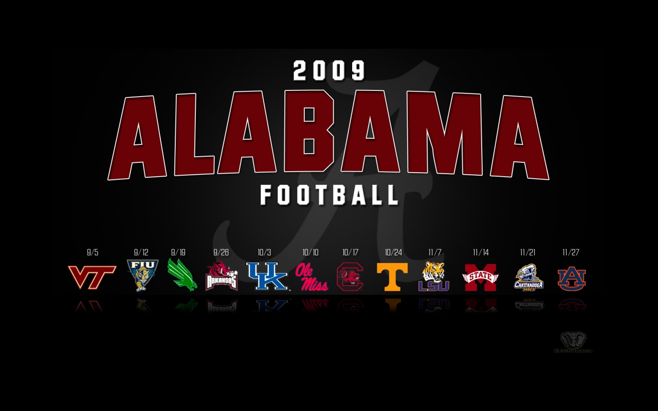 Alabama Football Schedule Wallpaper