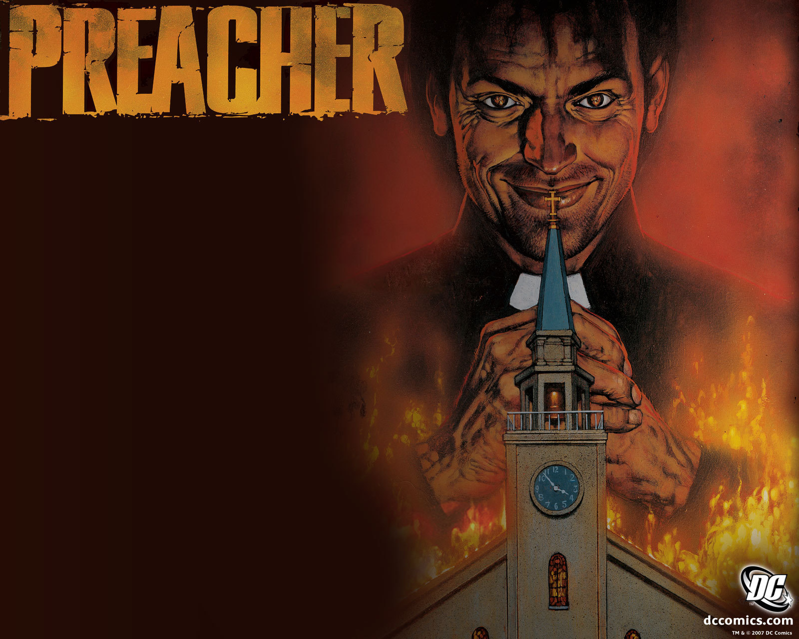 Preacher Official Vertigo Wallpaper Ics