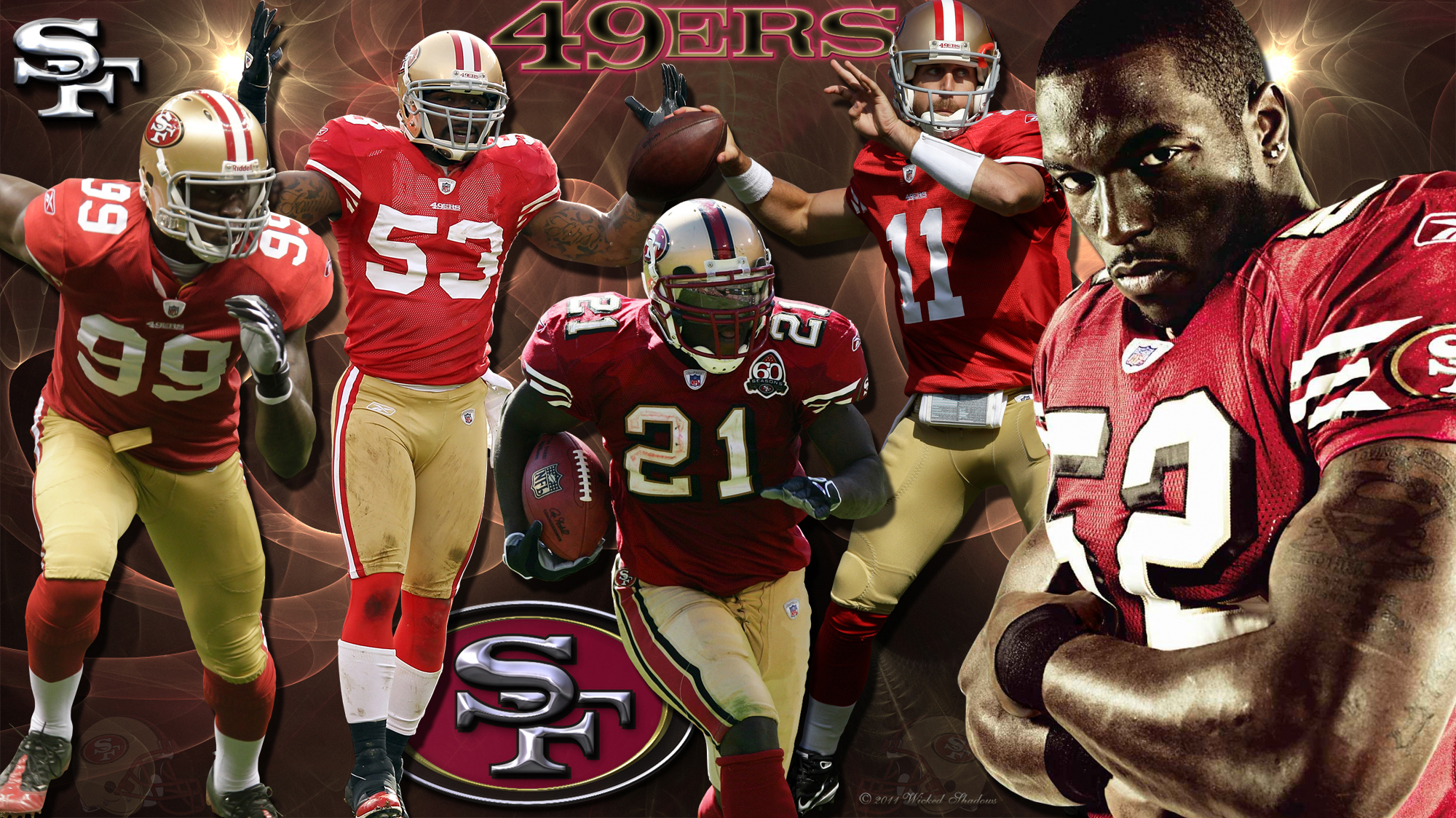 Wallpapers By Wicked Shadows San Francisco 49ers Team Wallpaper
