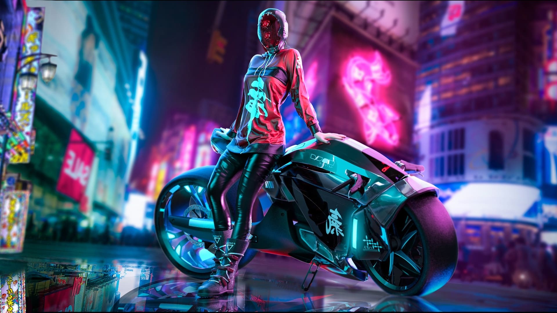 Màn hình nền Cyberpunk 4k là sự kết hợp hoàn hảo giữa kĩ thuật và nghệ thuật. Với độ phân giải cao và màu sắc tuyệt đẹp, hình ảnh này sẽ khiến bạn đắm chìm trong thế giới tương lai đầy bí ẩn và phấn khích.