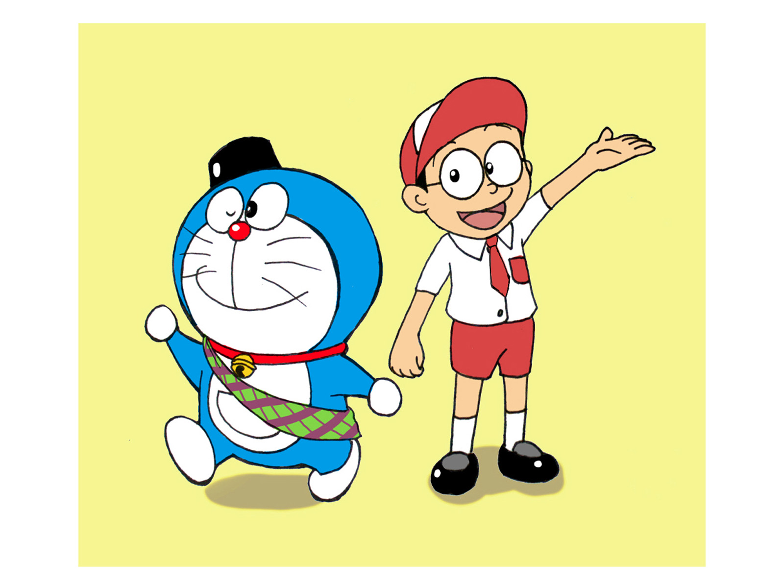 Doraemon And Nobit Hd Wallpaper Background Image