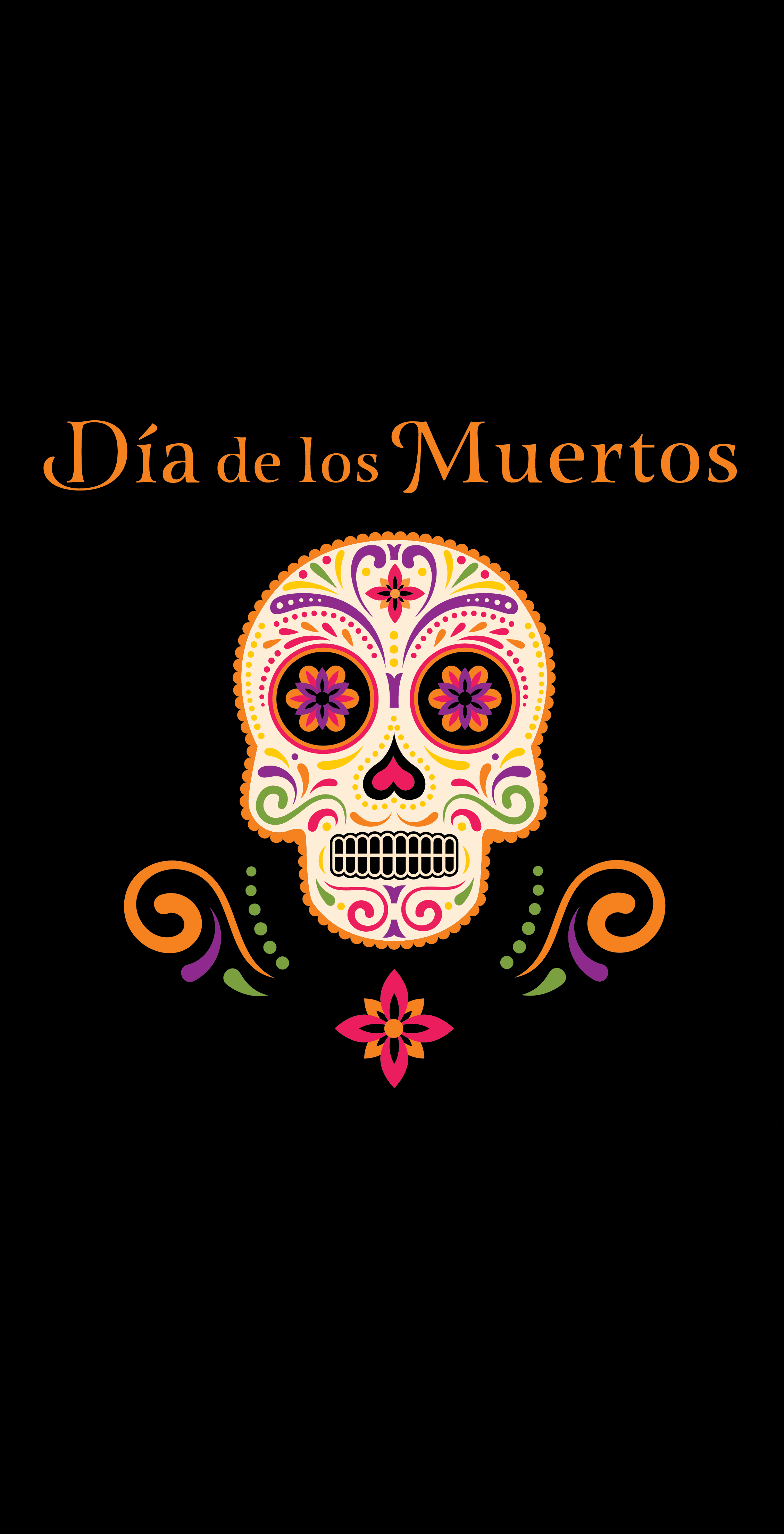 Phone Dia De Los Muertos Wallpaper