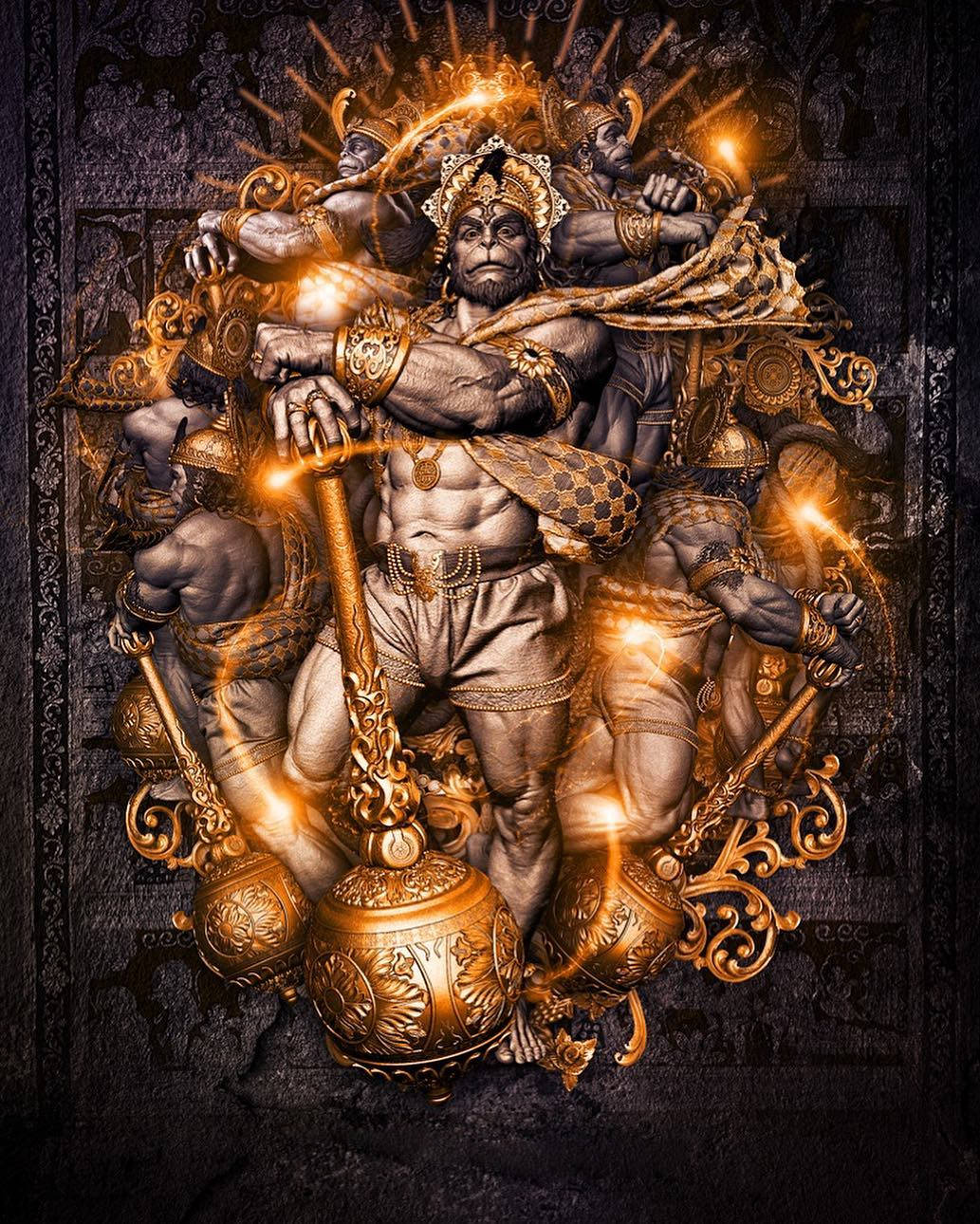 Lord Hanuman 3d Wallpaper For Desktop