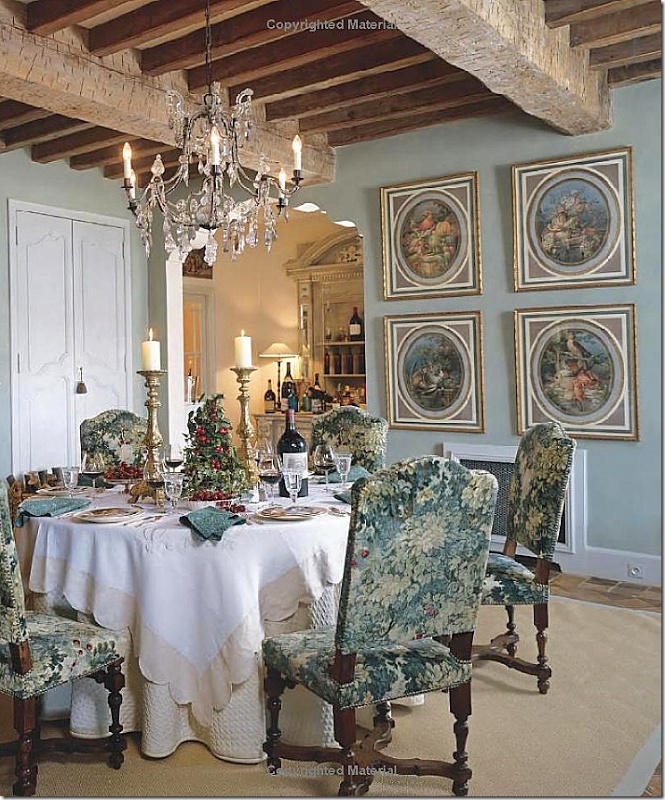 House In Provence Mas De Baraquet The Dining Room With A Crystal