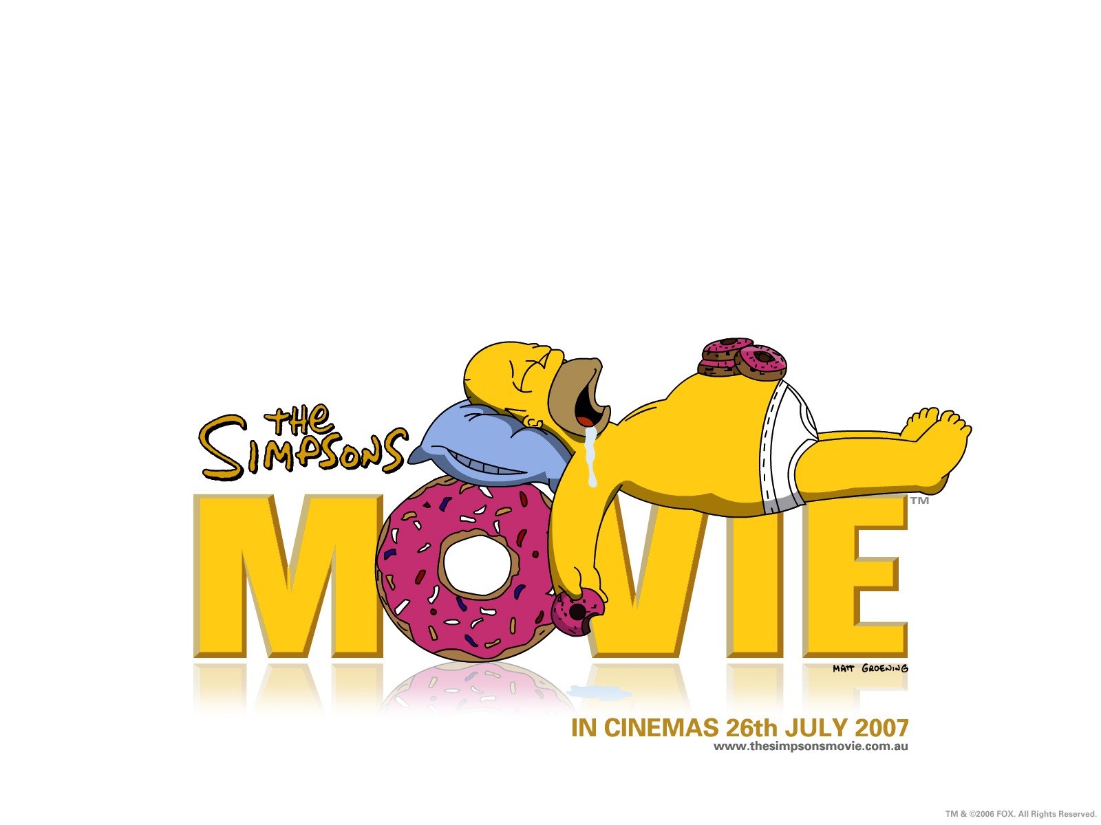 the simpsons movie   The Simpsons Movie Wallpaper 200513