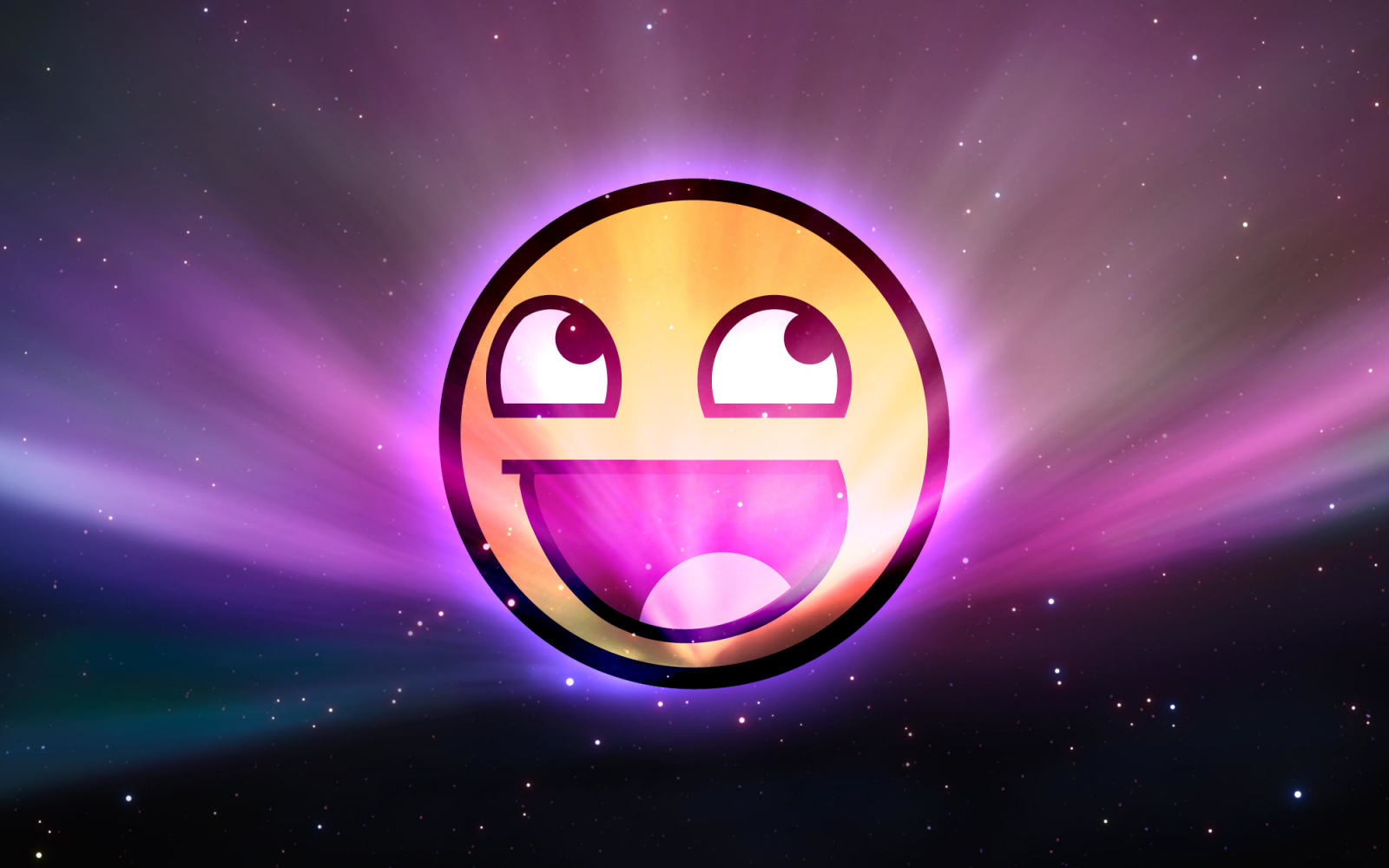 Awesome Smiley Face Wallpaper