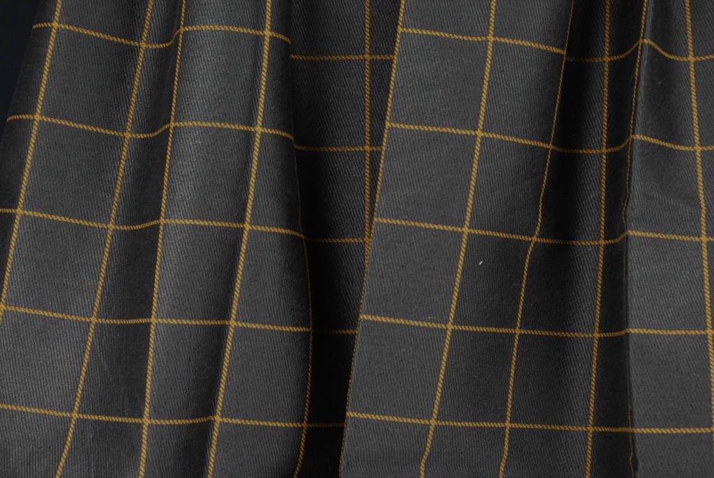 Details About Grey Gold Buffalo Check Plaid Upholstery Fabric