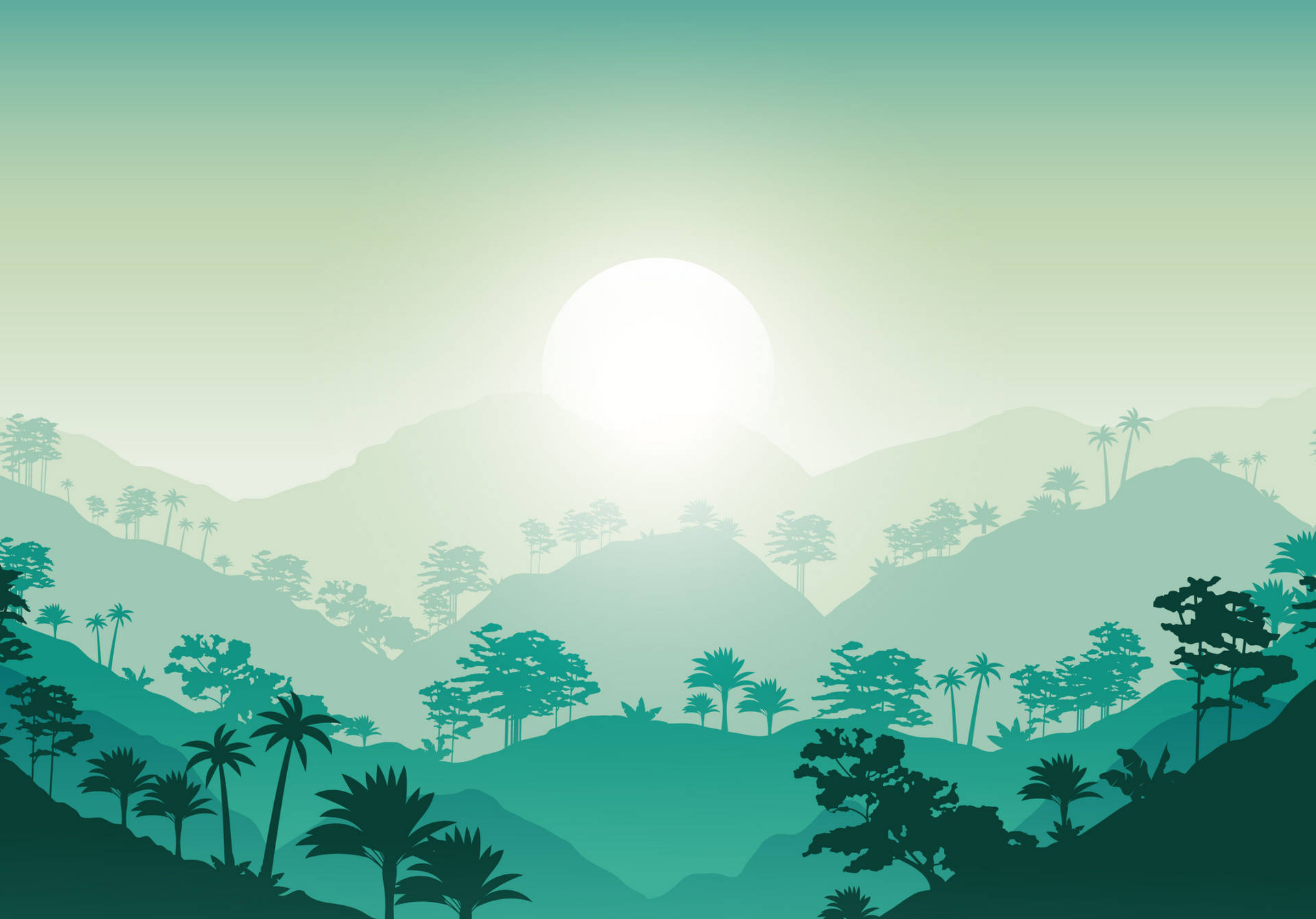 Aesthetic iPad Sunrise Wallpaper