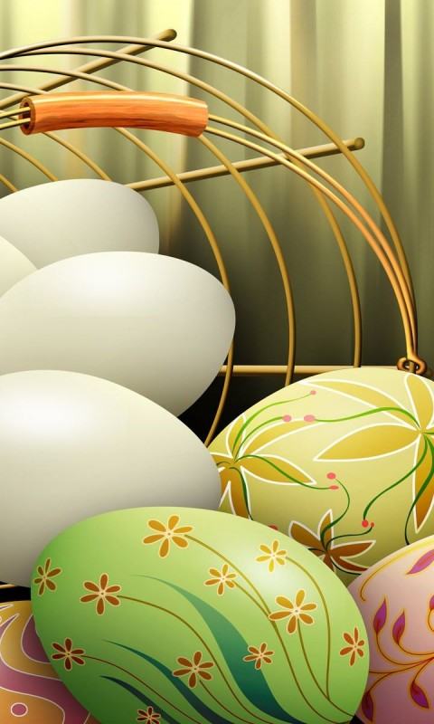 Beautiful Easter Eggs HD Wallpaper Background Easte