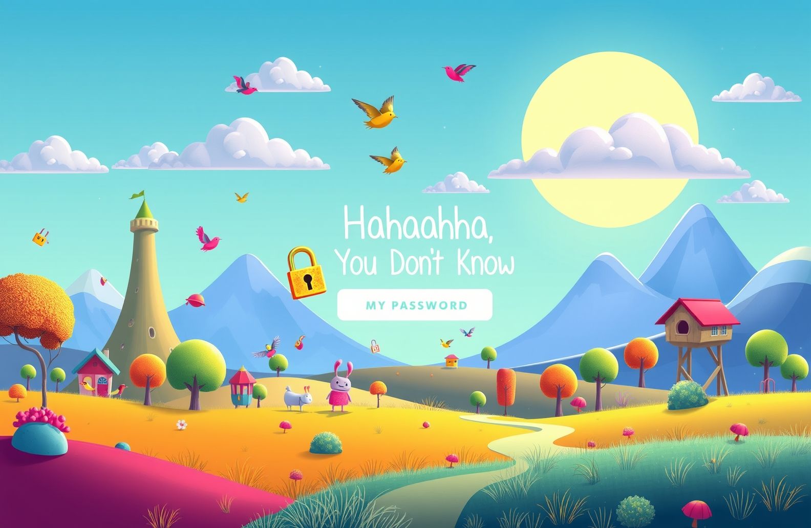 Hahaha You Don T Know My Password Wallpaper