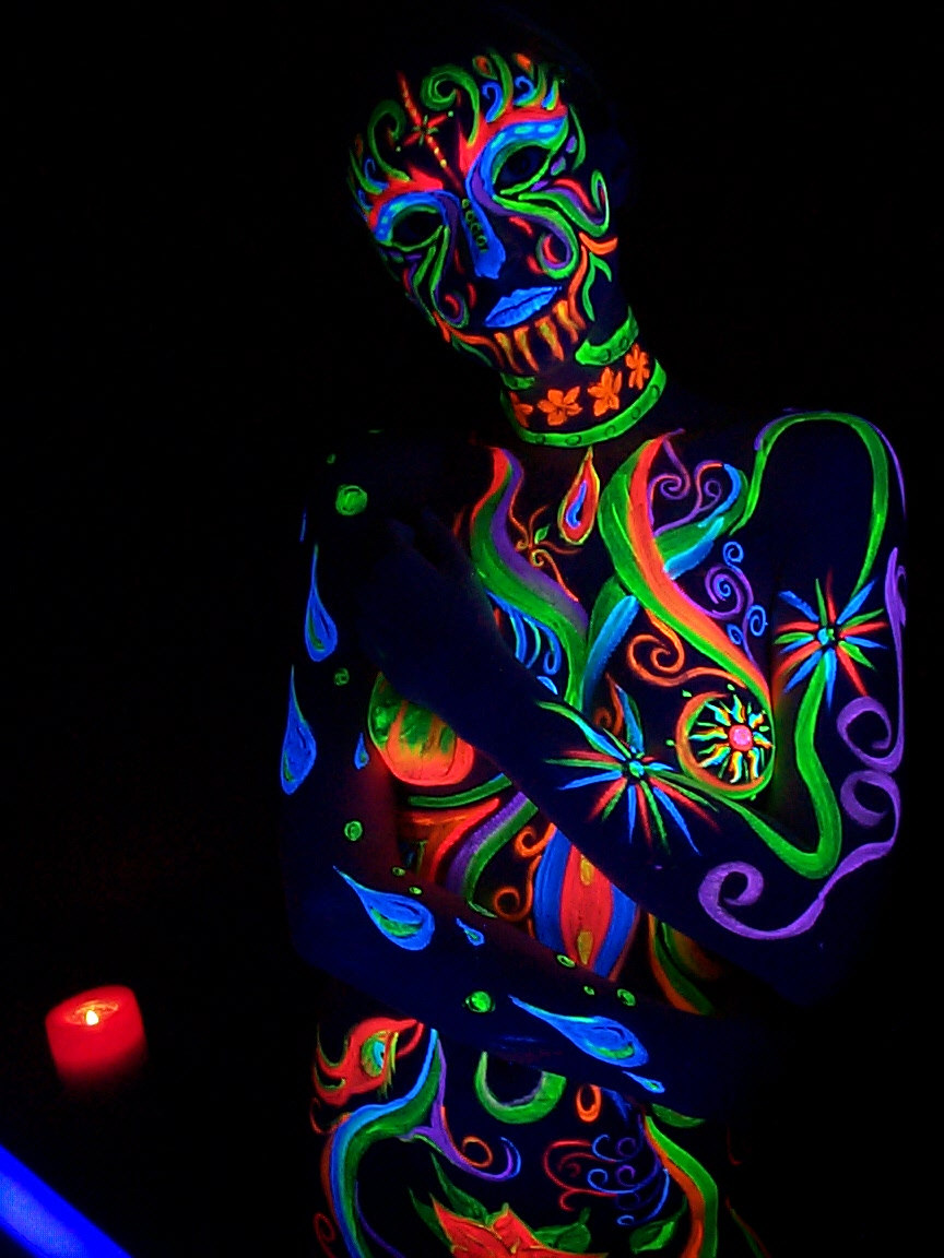 48 Black Light Party Wallpaper On Wallpapersafari