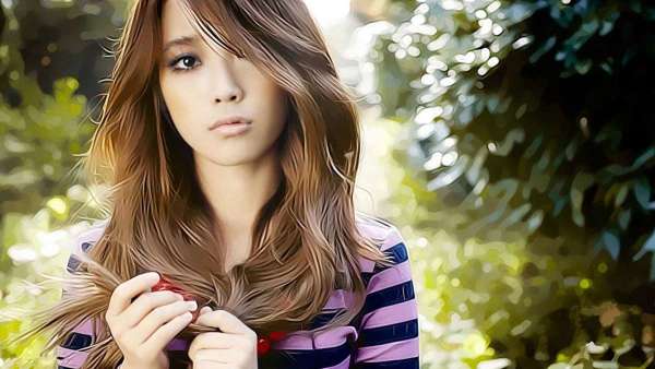 Premium Photo | Beautiful Korean Girl with Black Hair HD 8K wallpaper Stock  Photographic Image
