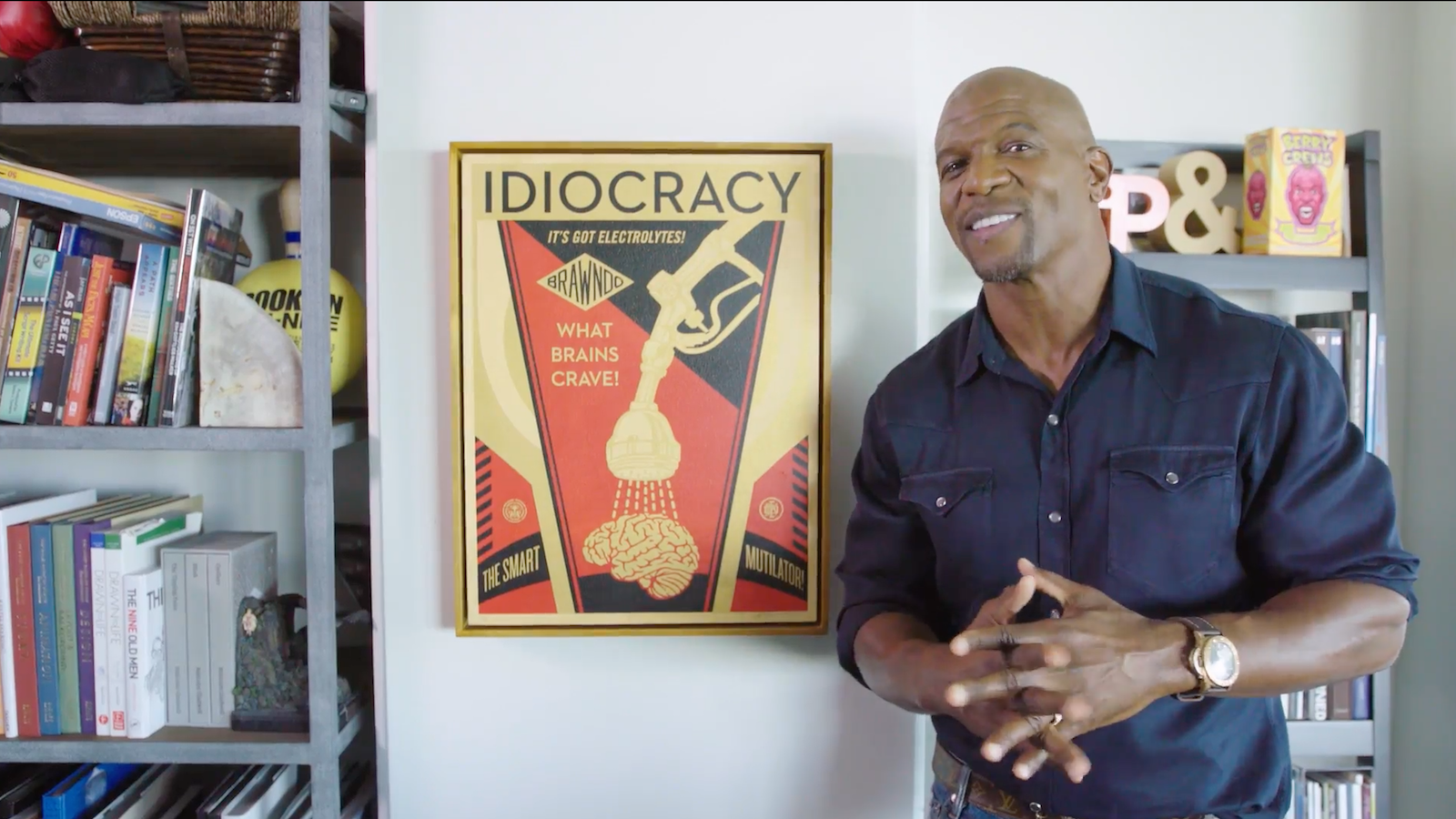Terry Crews Says His Man Cave Is Fortress Of Solitude
