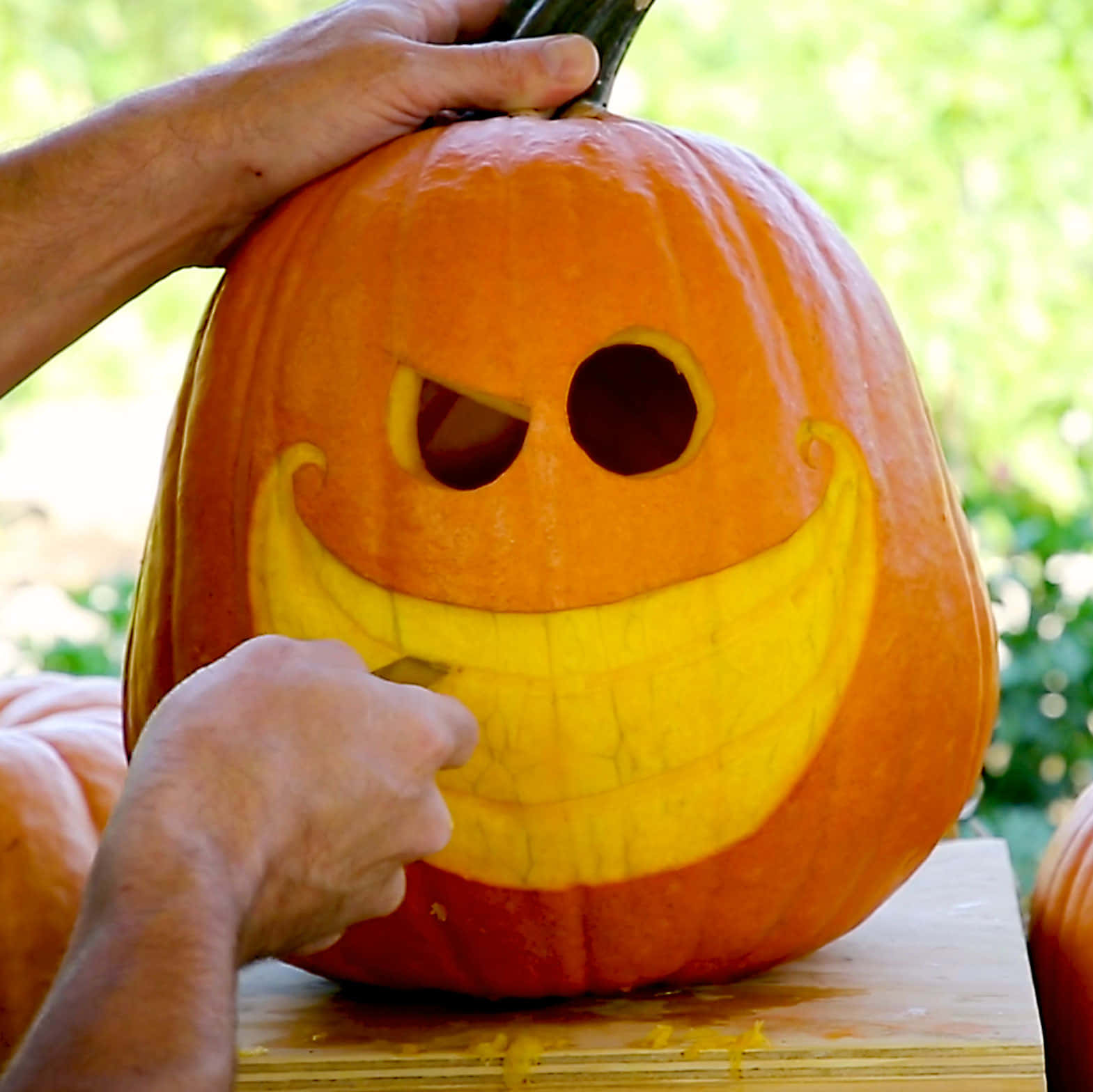 Pumpkin Carving Picture Wallpaper