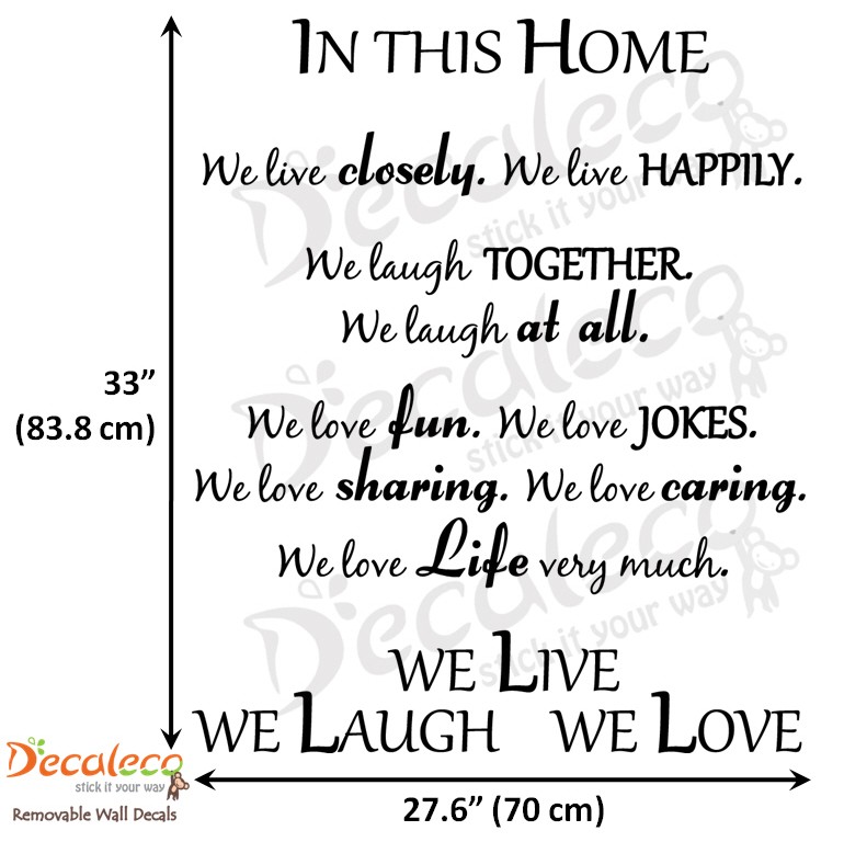 Live Laugh Love Wall Quote Desktop HD Wallpaper