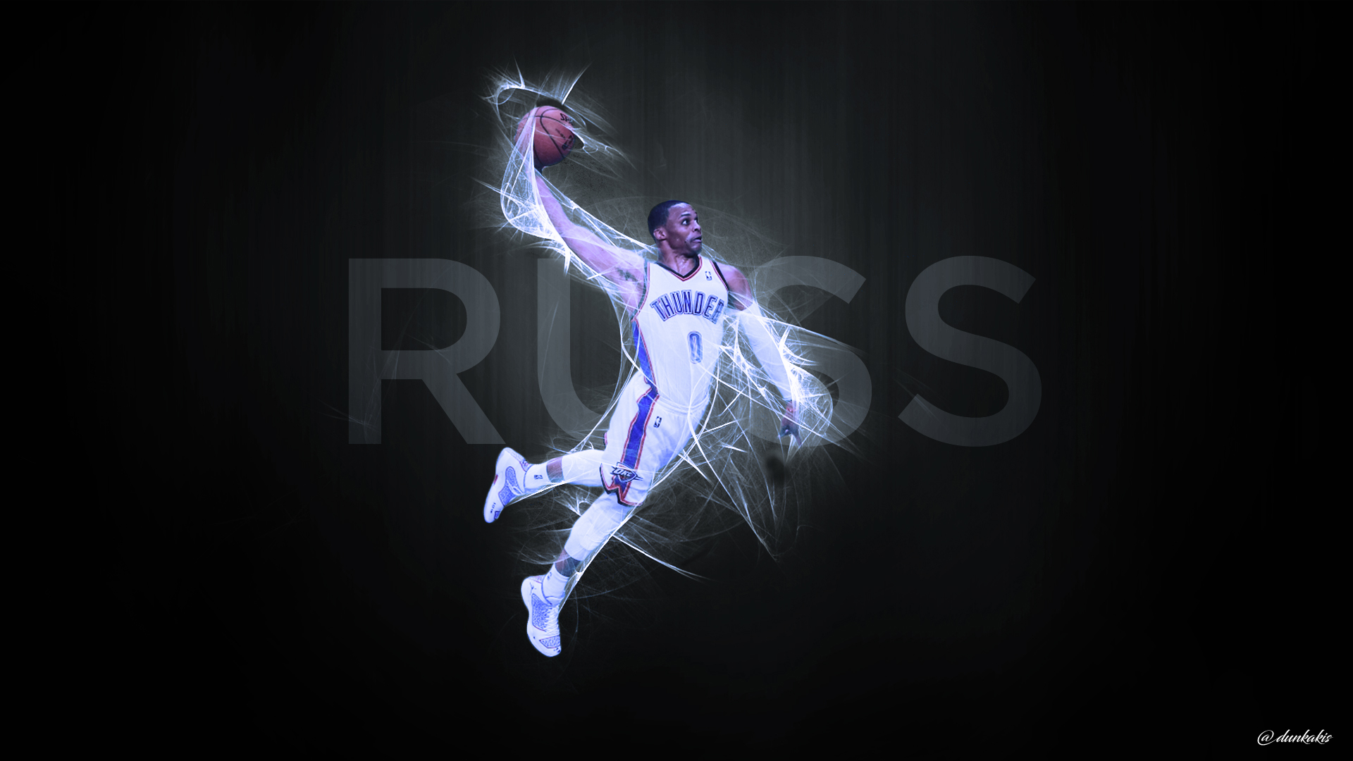 NBA   Russell Westbrook   Wallpaper by dunkakis on