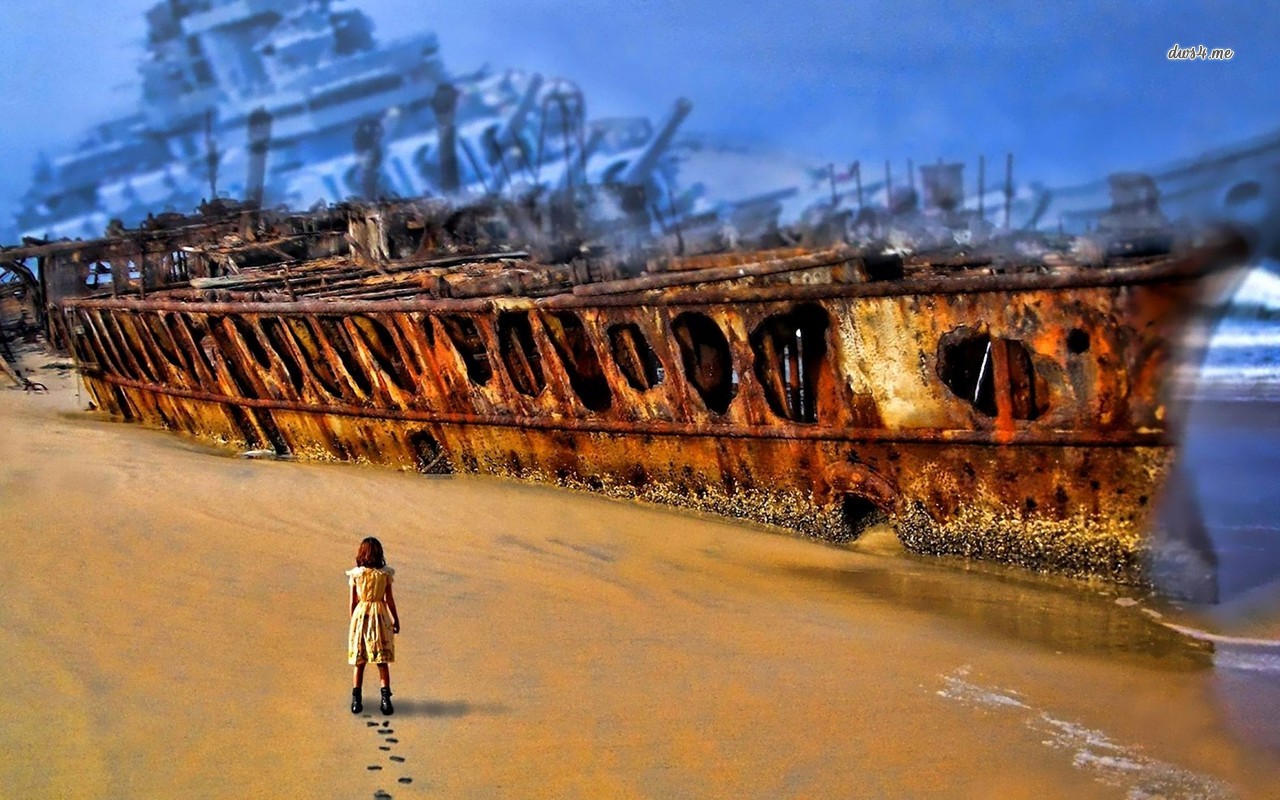 Shipwreck Wallpaper Fantasy