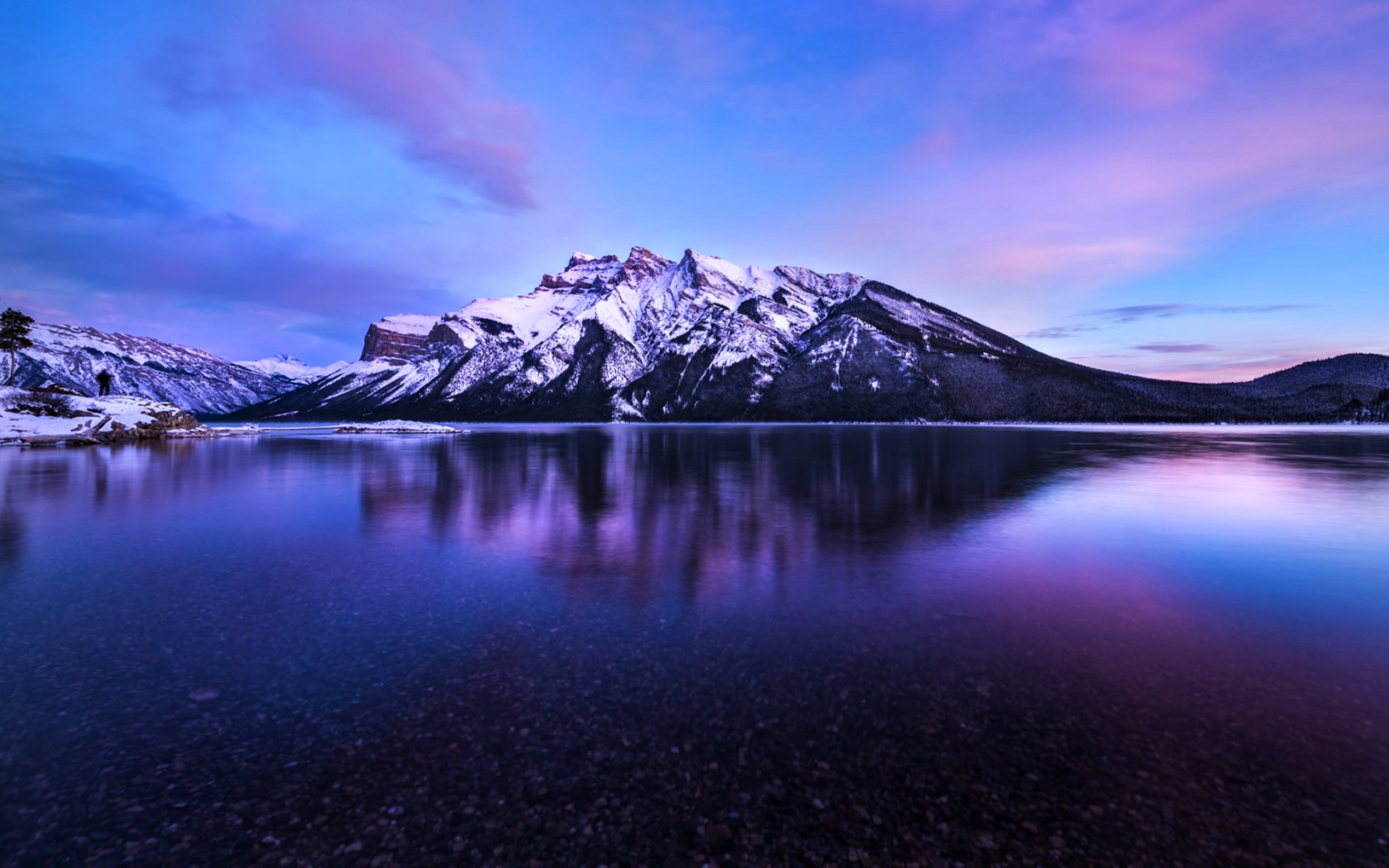 Alberta Banff Canada Clouds Lakes Landscapes Mountains