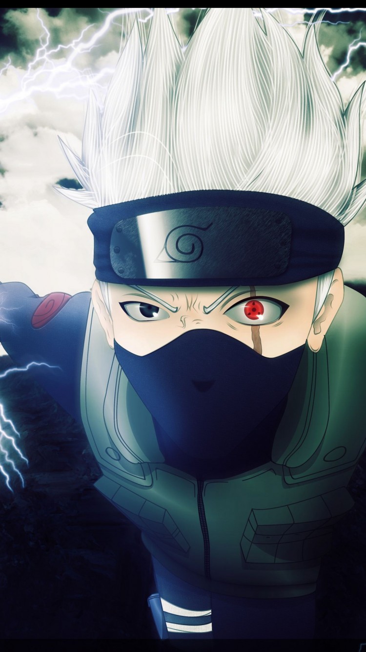 Naruto Hatake Kakashi Sharingan Iphone Hd Wallpaper