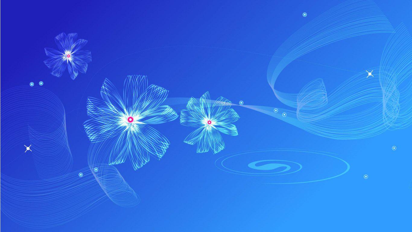 Abstract Blue HD Wallpaper Slwallpapers