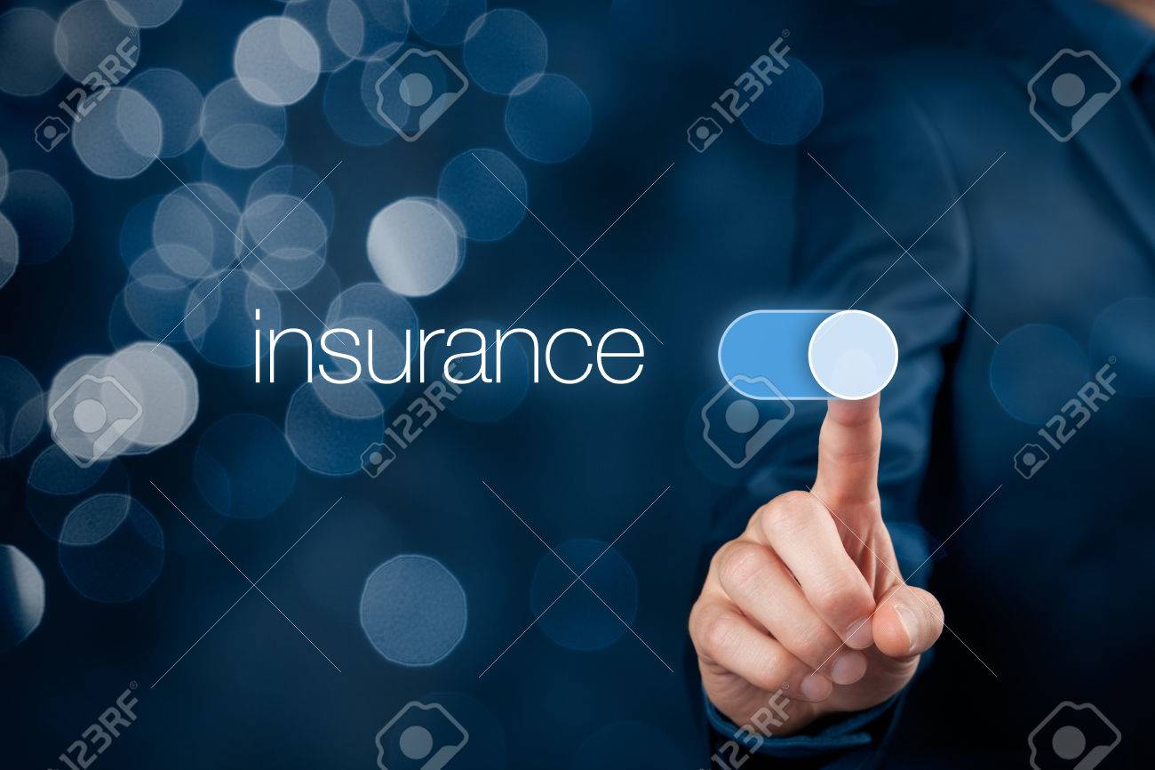 Insurance Concept Businessman Or Agent Switch Over