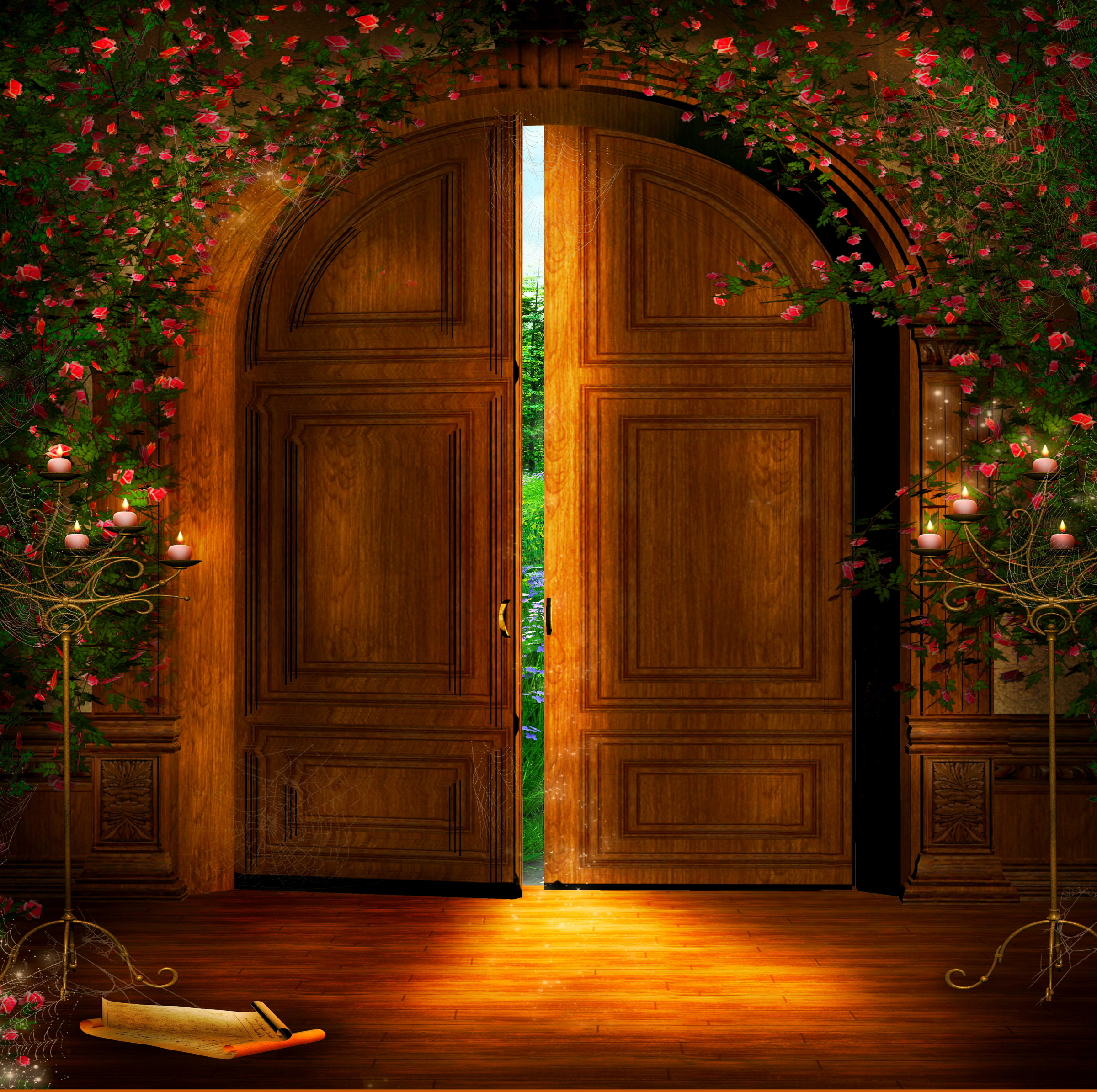  Free Download Magic Door Wallpaper 2400x2390 For Your Desktop