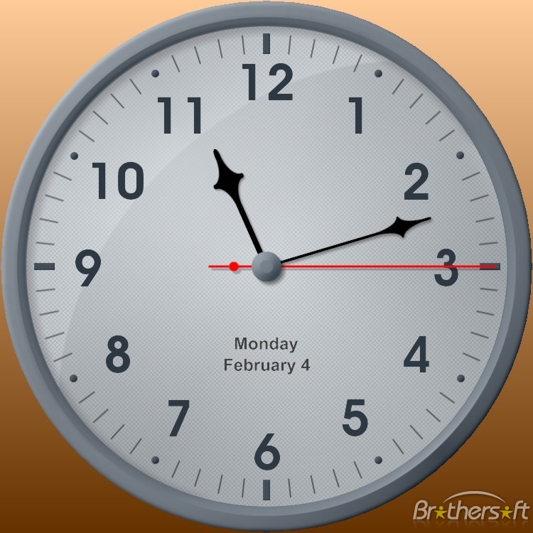 clock display on desktop windows 10