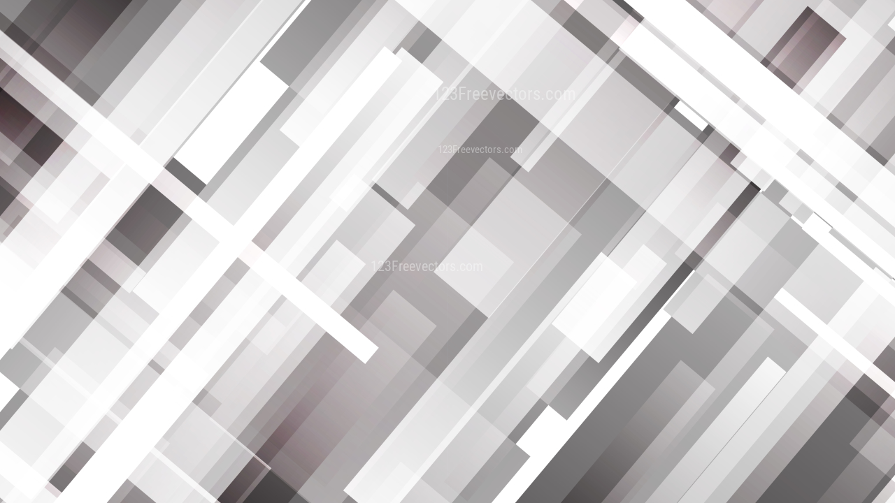 Grey And White Modern Geometric Shapes Background Illustration