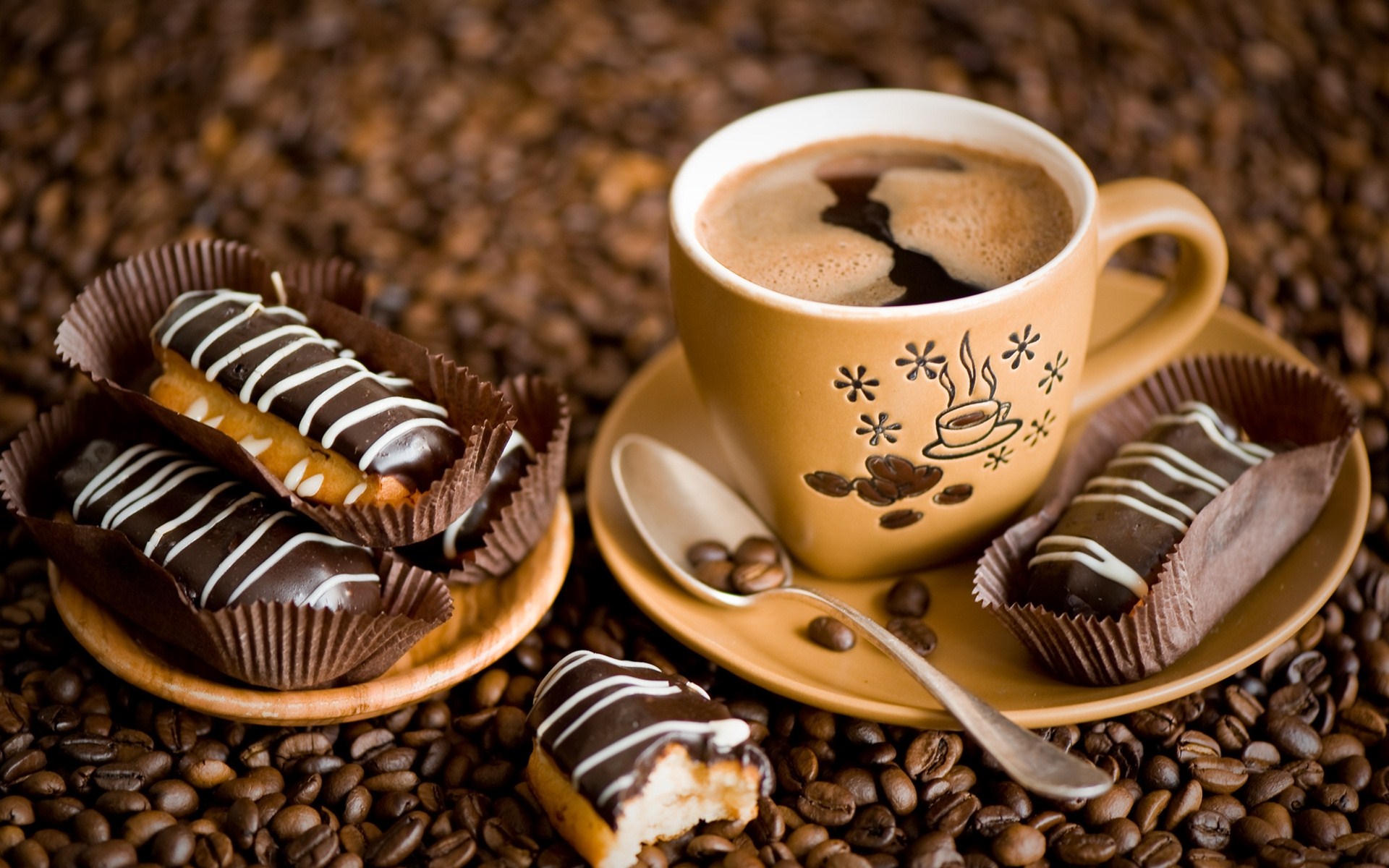 Desktop Coffee HD Wallpaper