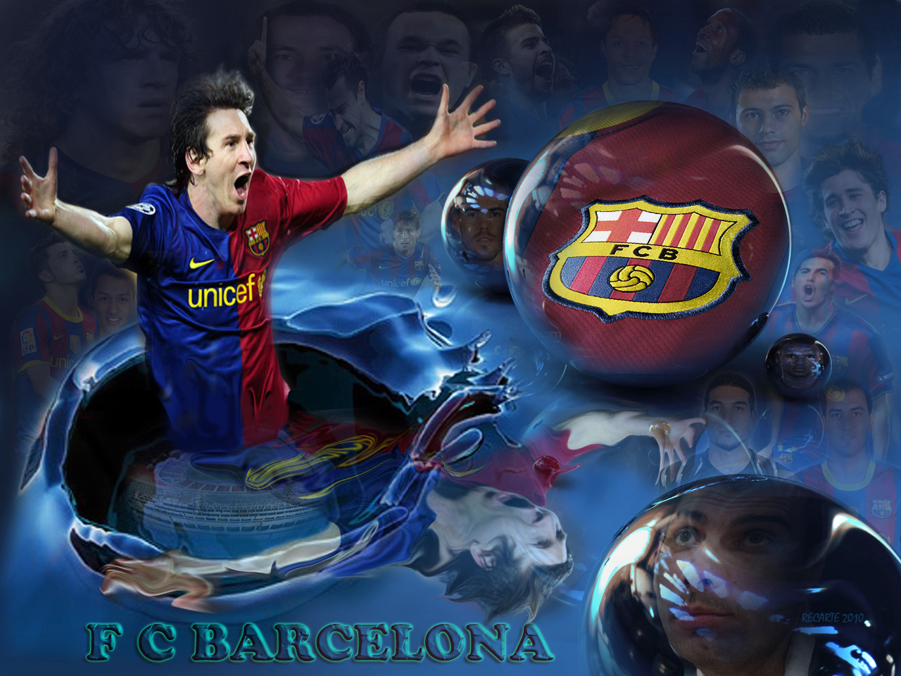 Lio Messi Brcelona Fc Barcelona Wallpaper