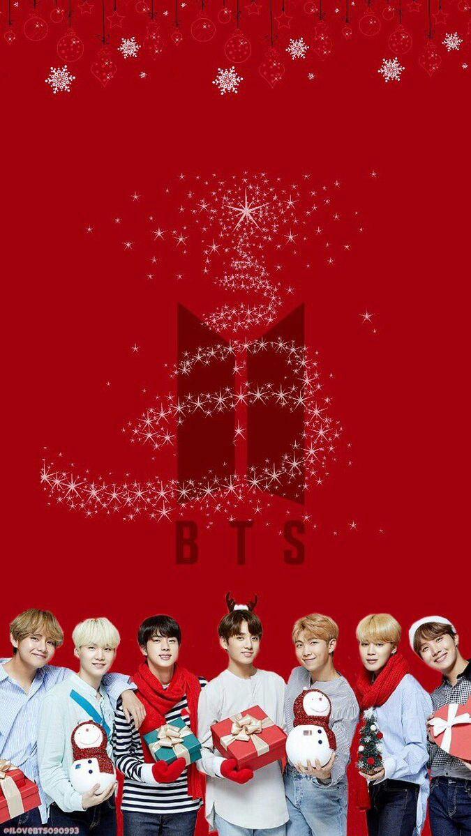 Bts Merry Christmas Wallpaper Jimin Logo De Fondo
