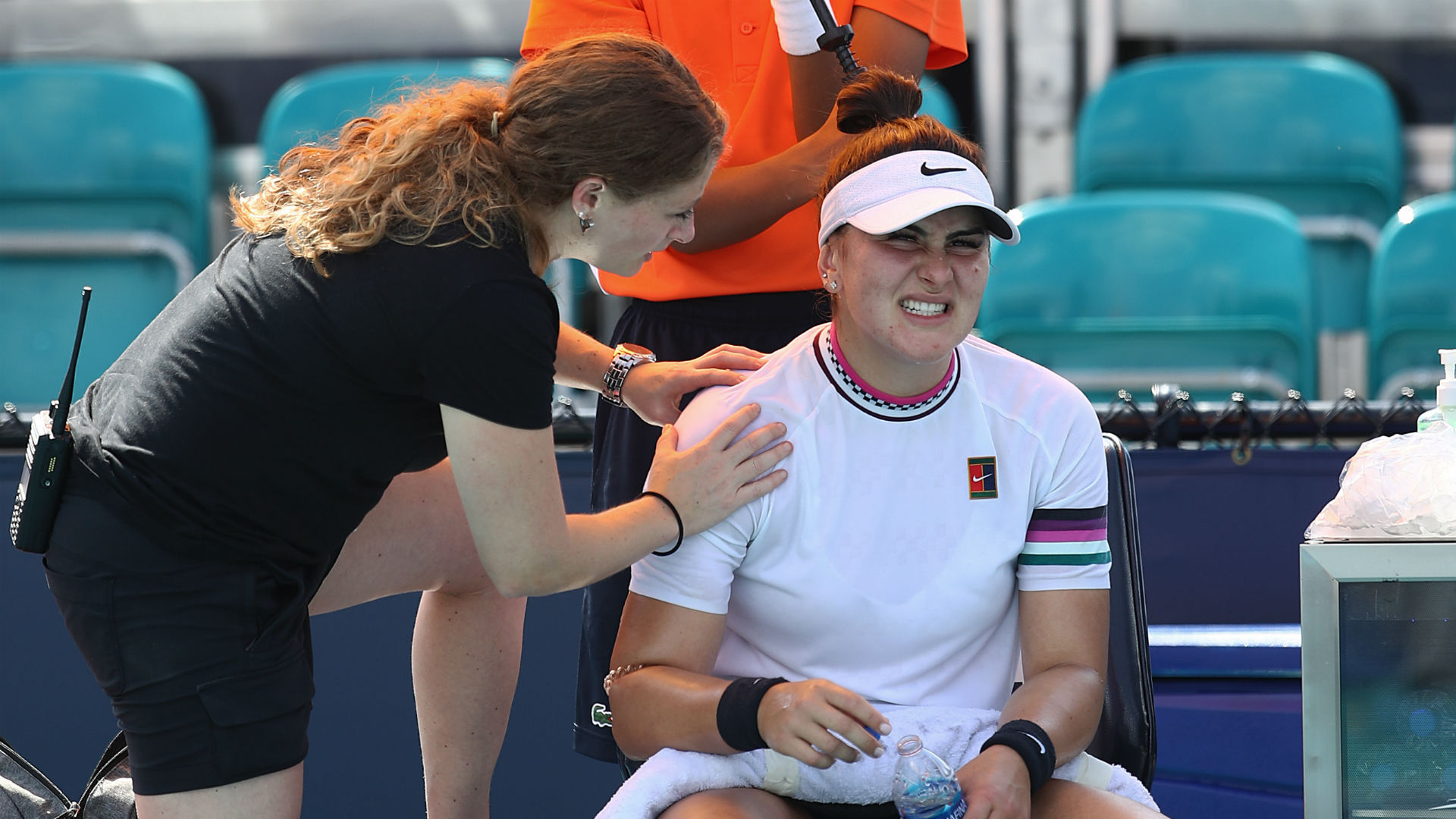 Injured Bianca Andreescu Retires In Miami To Put At Kontaveit