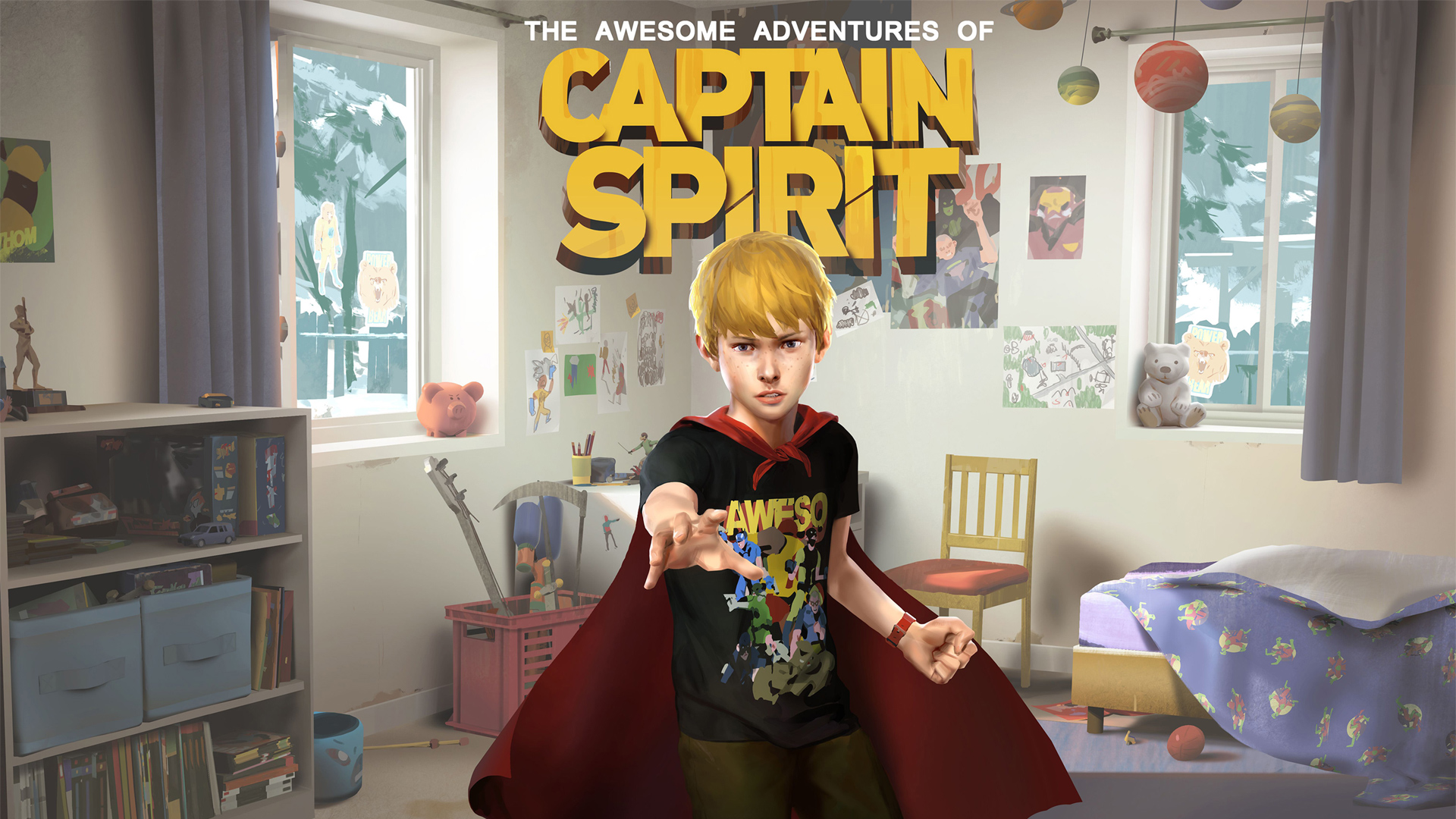 Captain Spirit Wallpaper From The Awesome Adventures Of