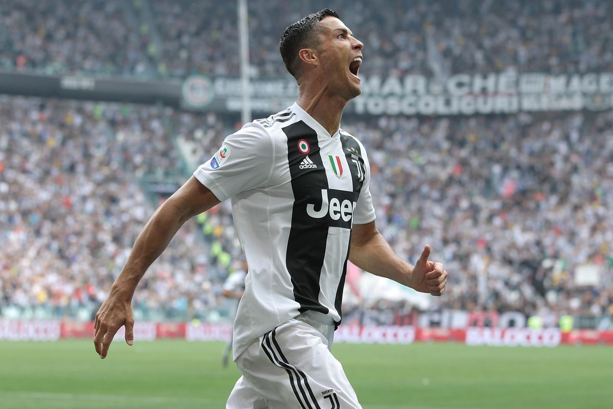 Ronaldo Breaks Juve Duck In Win Over Sassuolo Black White