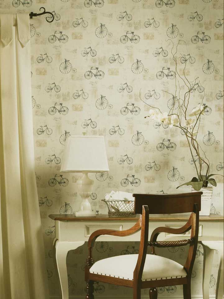 American Blinds And Wallpaper On Bedrooms