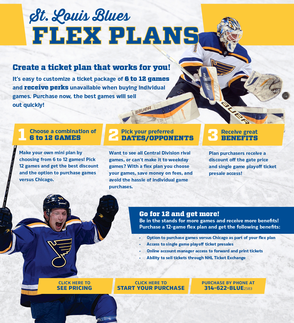 Flex Plans St Louis Blues Tickets
