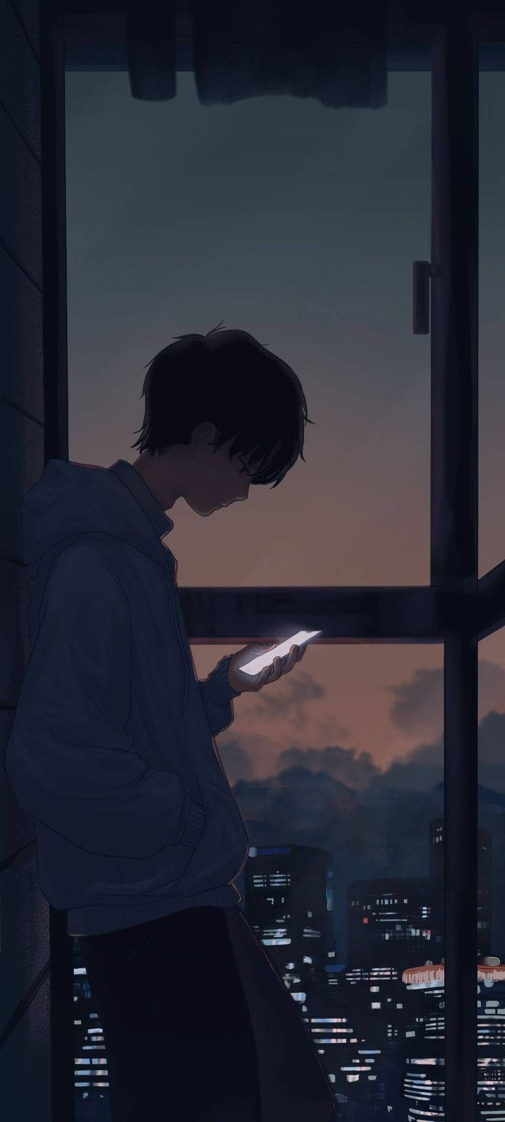 Anime Boy Sad Aesthetic Wallpaper